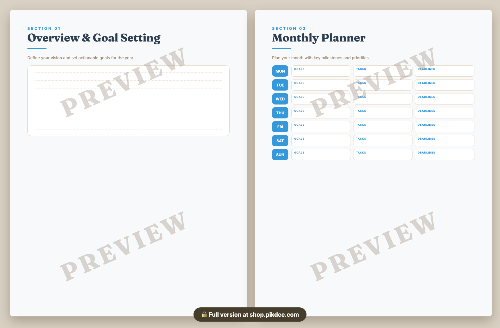preview pages