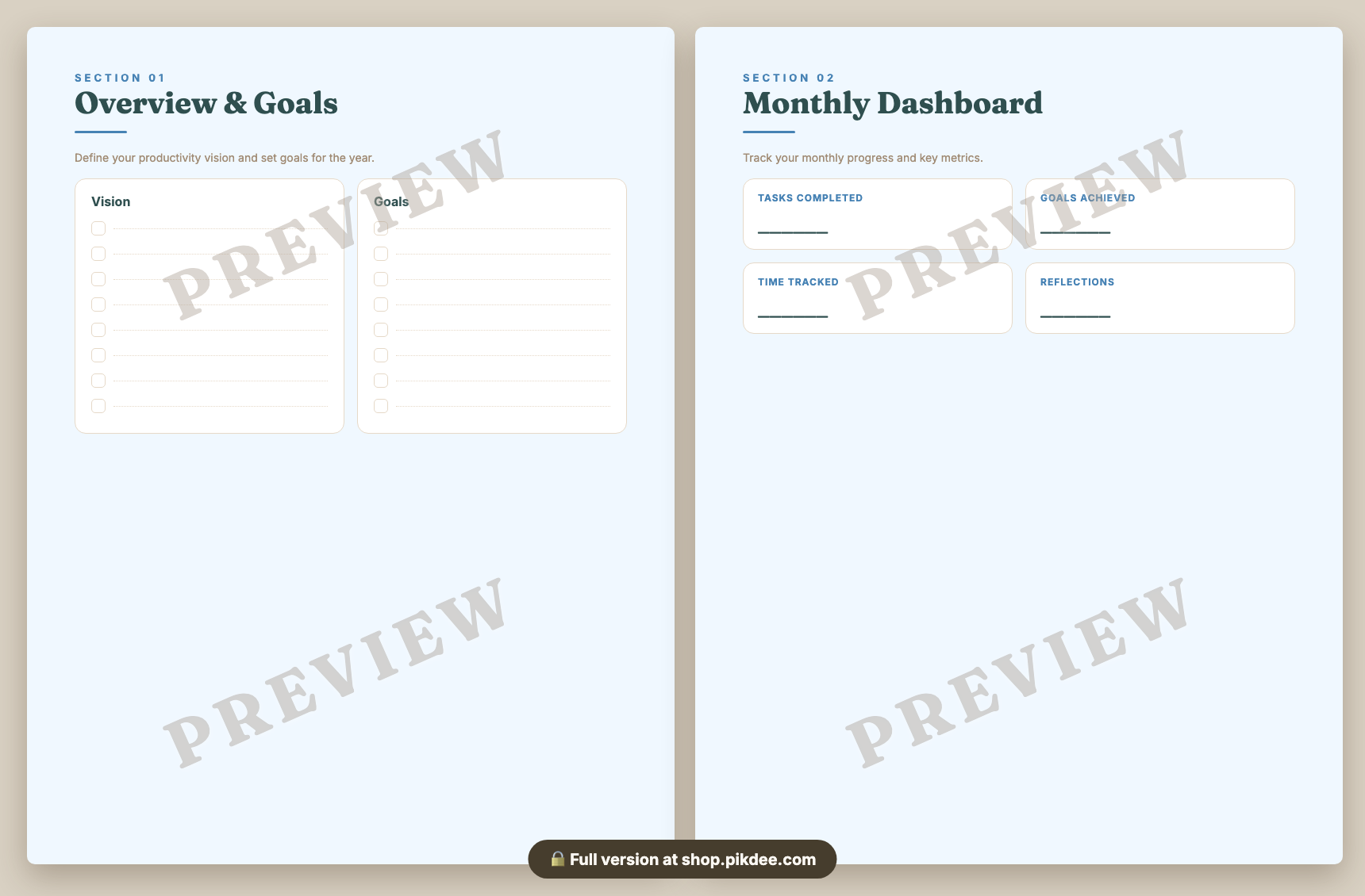 preview pages