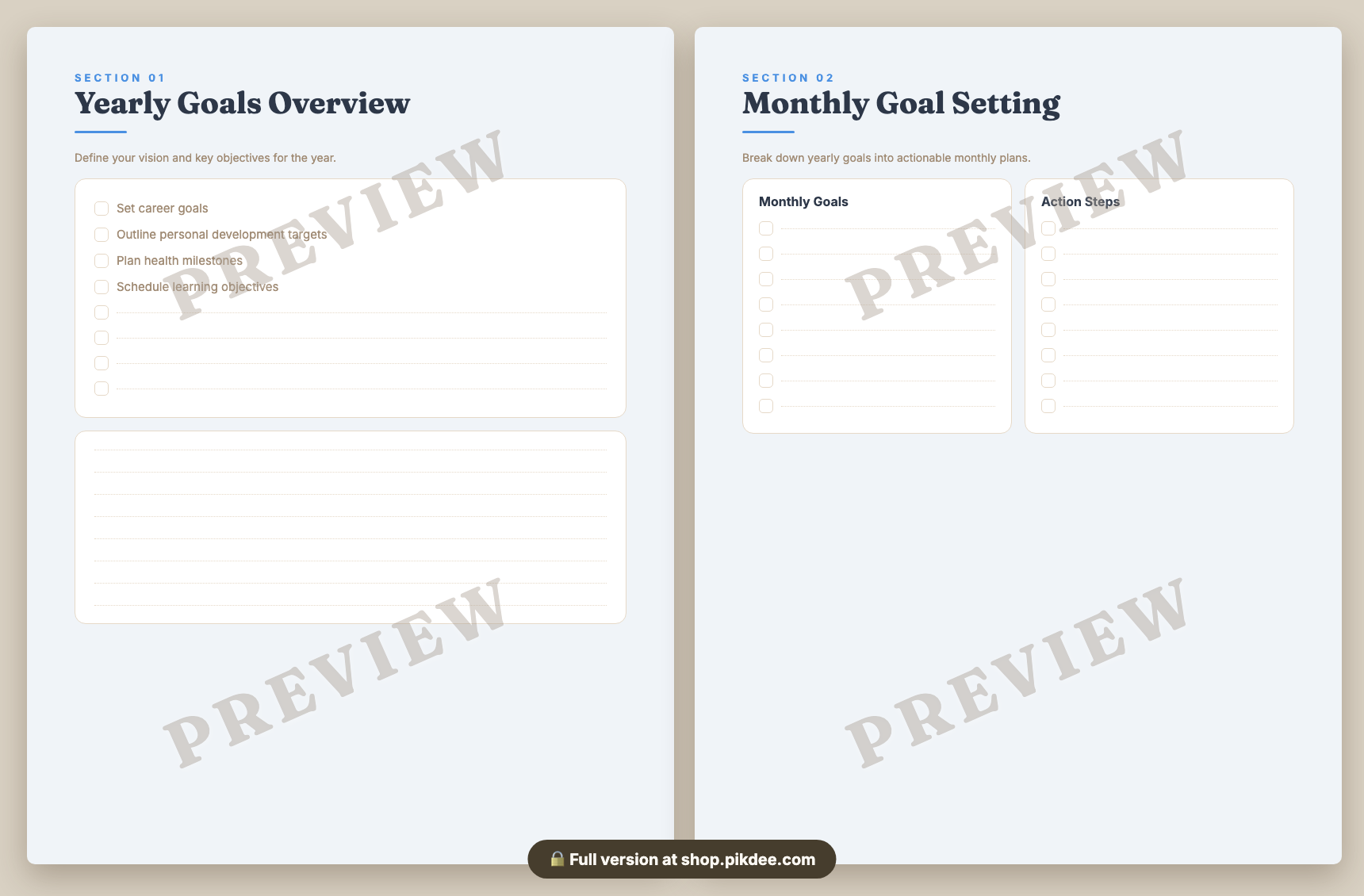 preview pages