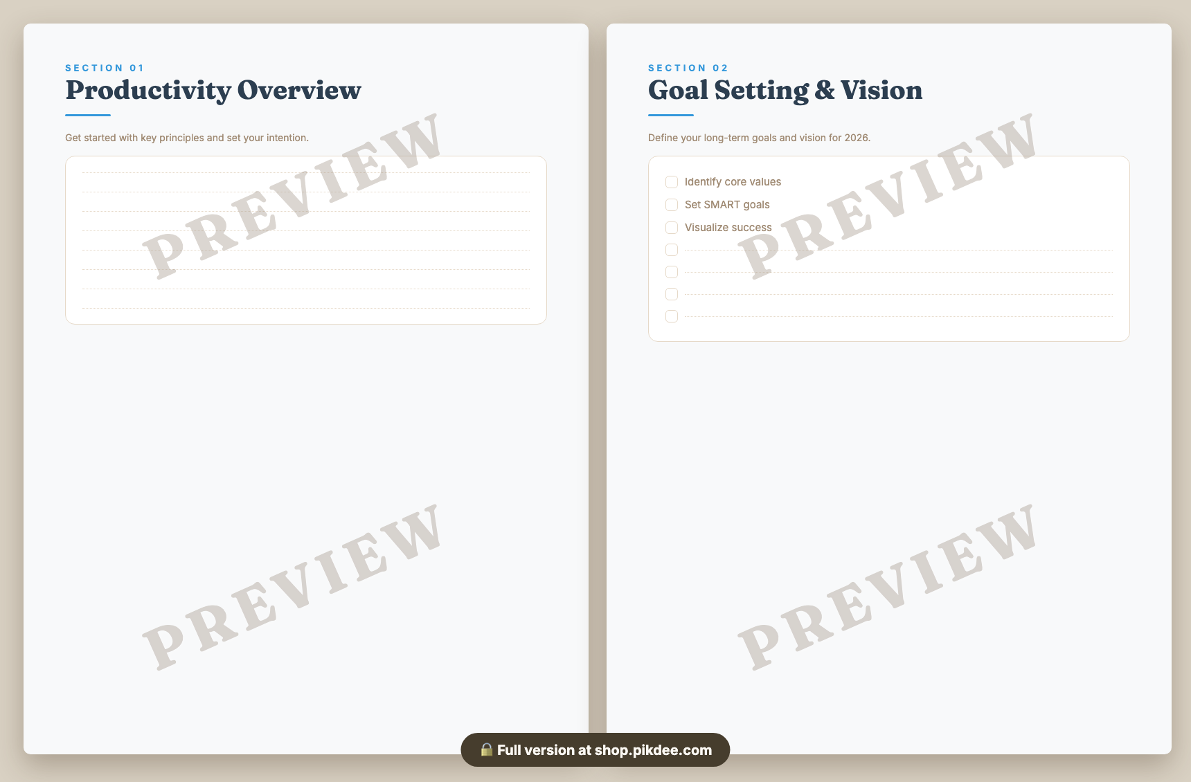 preview pages