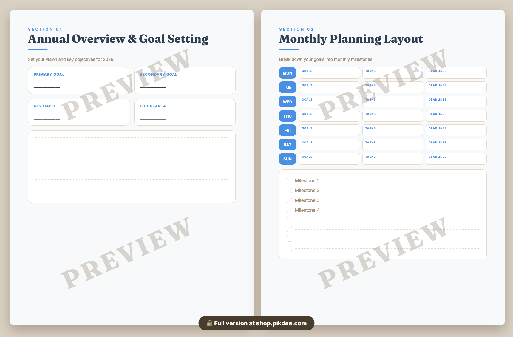 preview pages