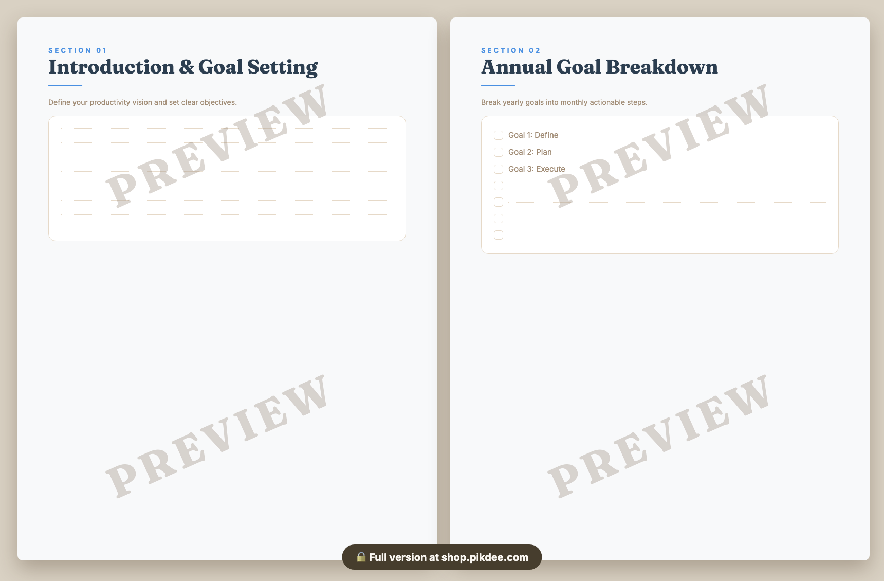 preview pages