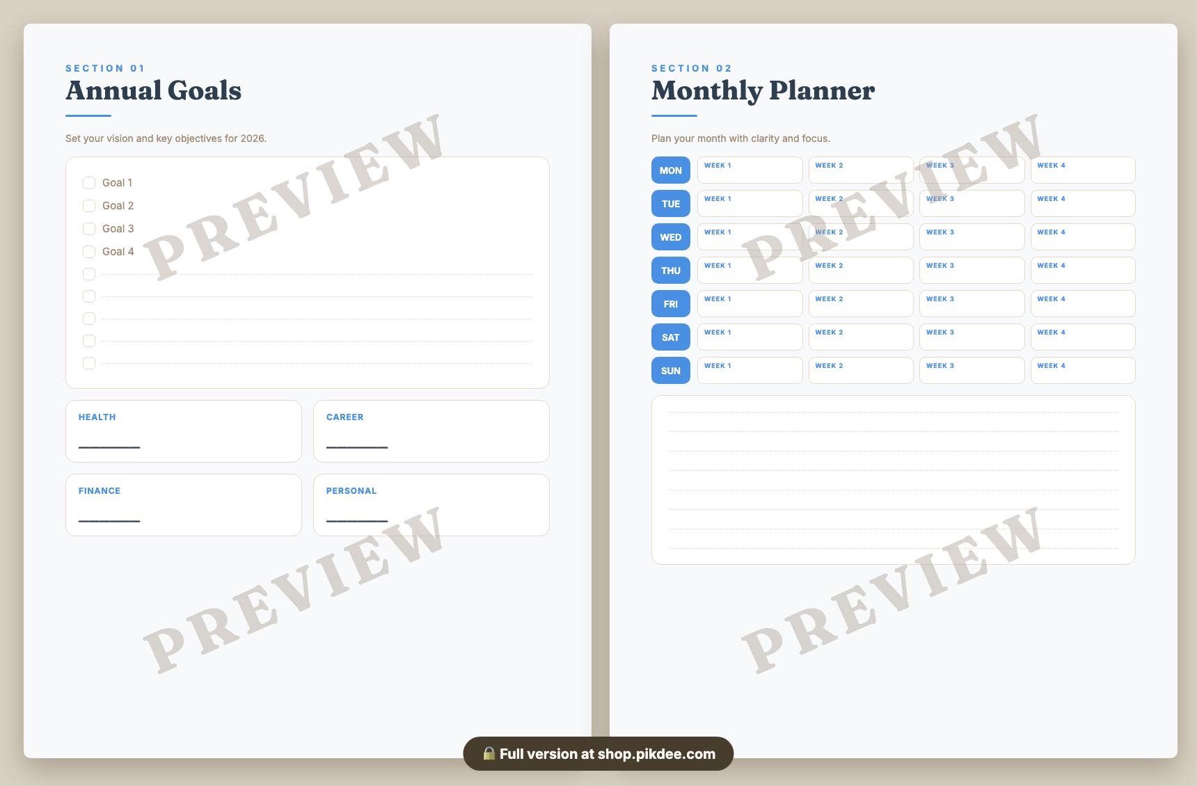 preview pages