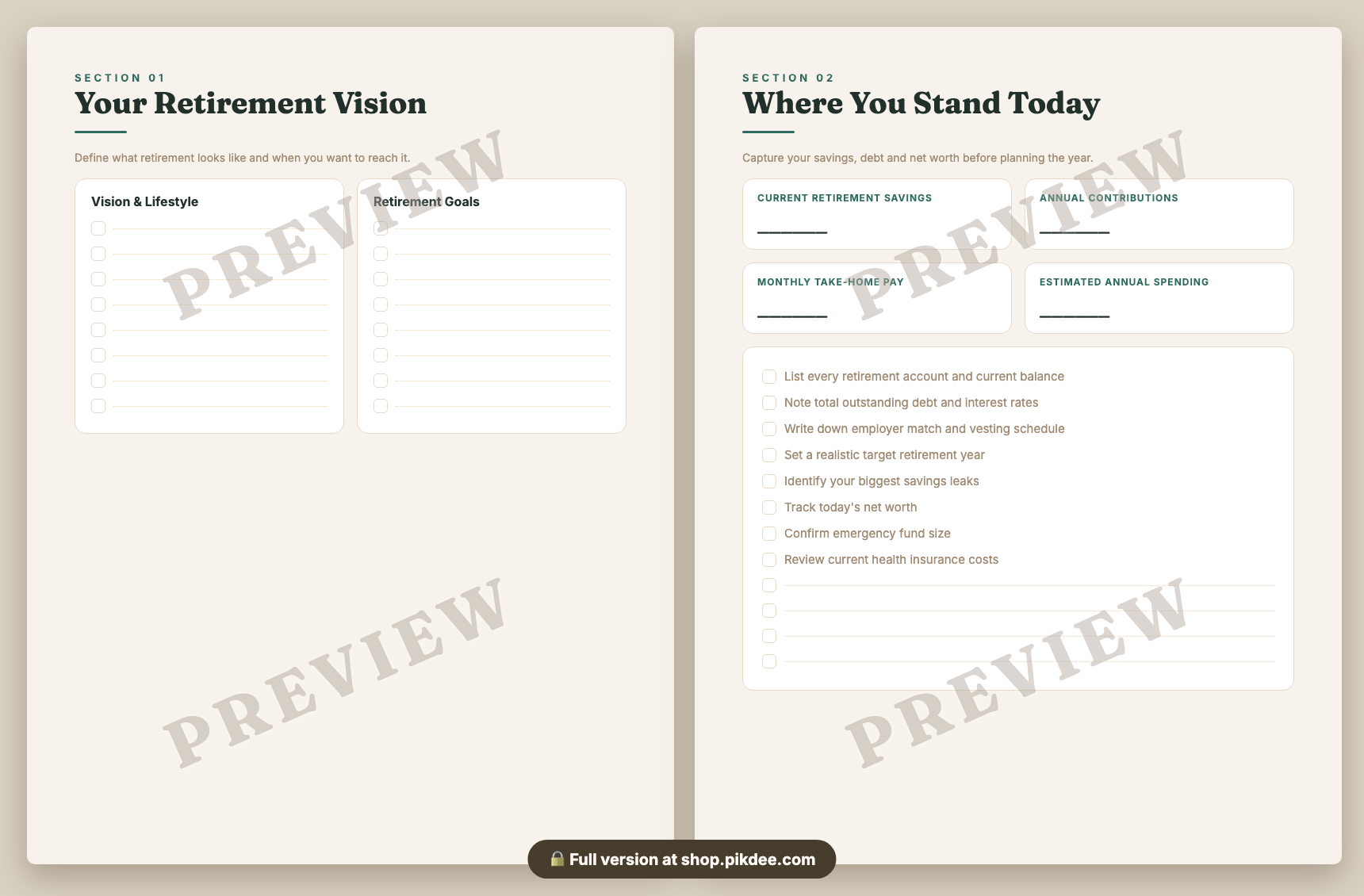 preview pages