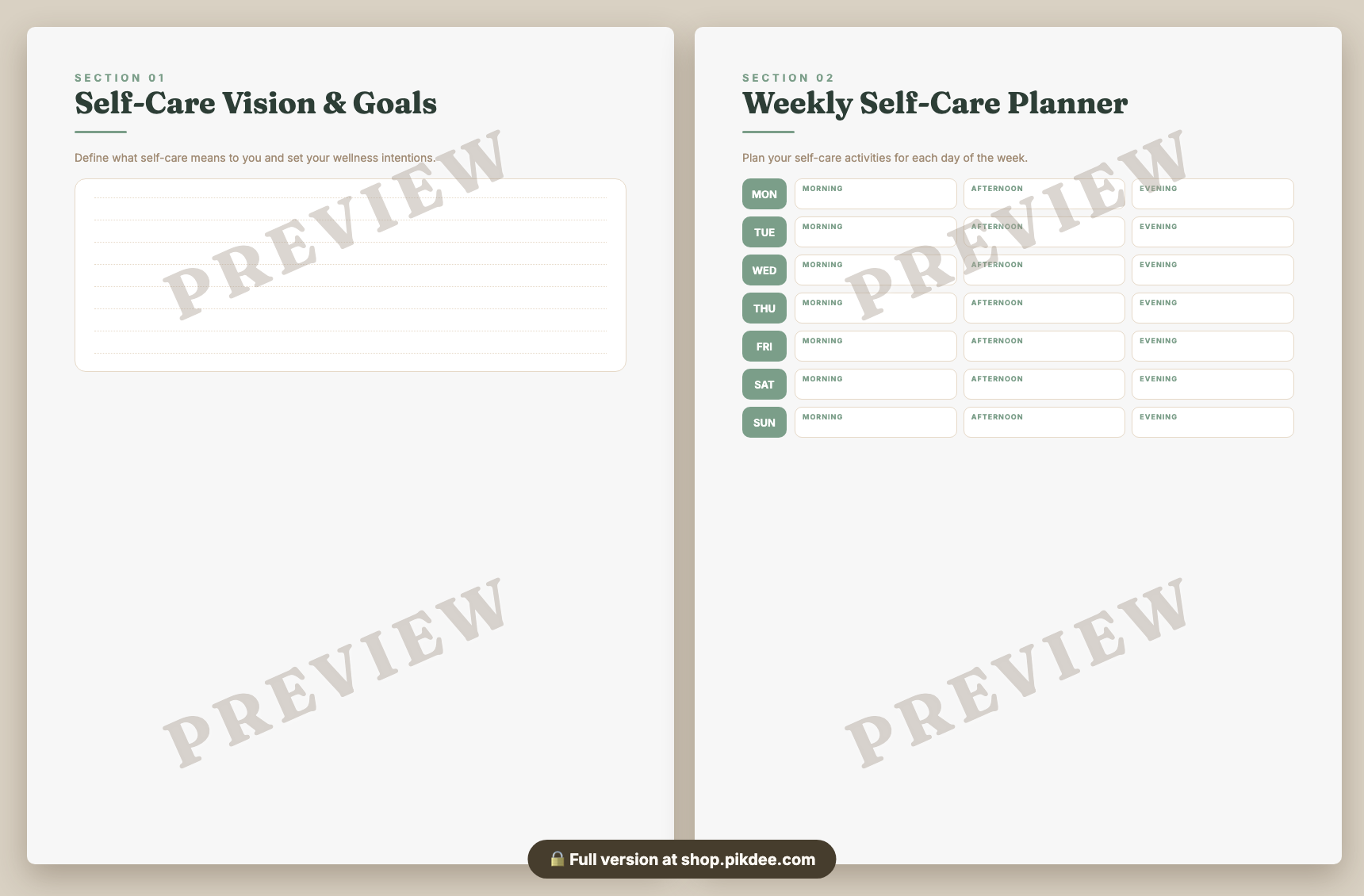 preview pages