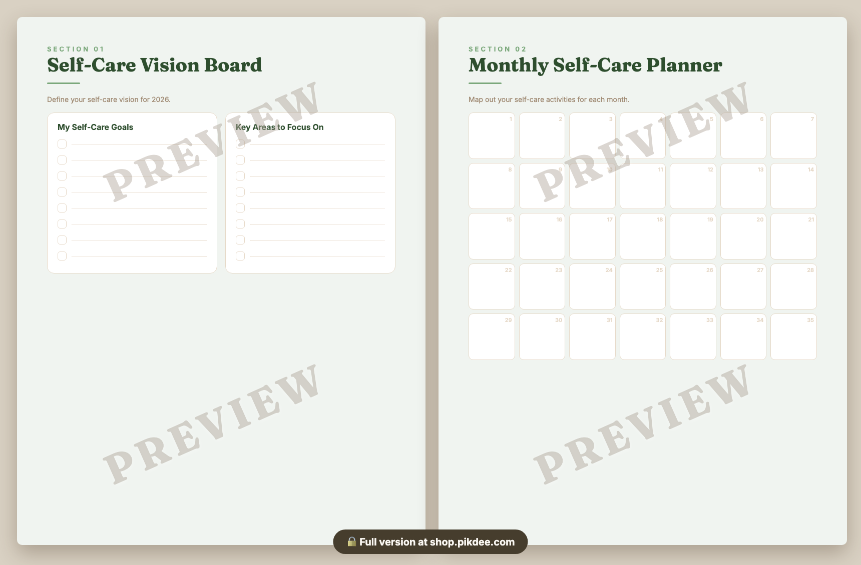 preview pages