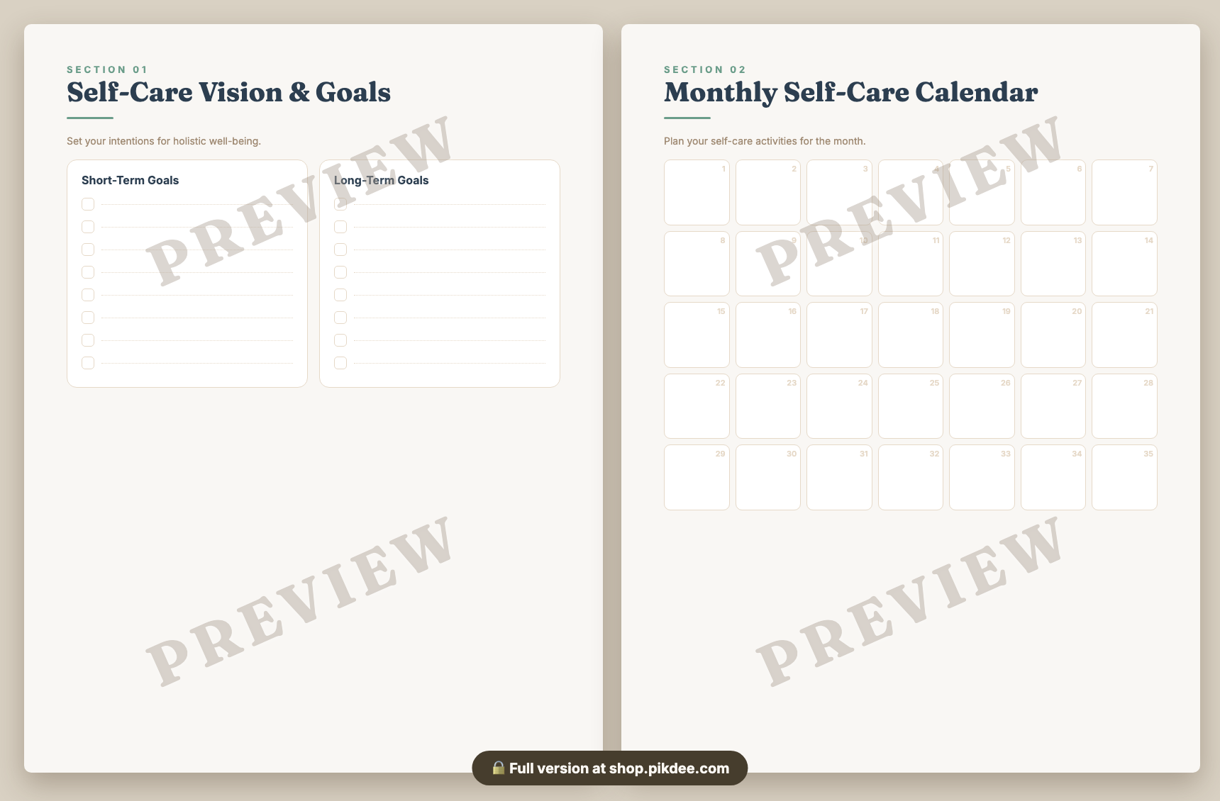 preview pages