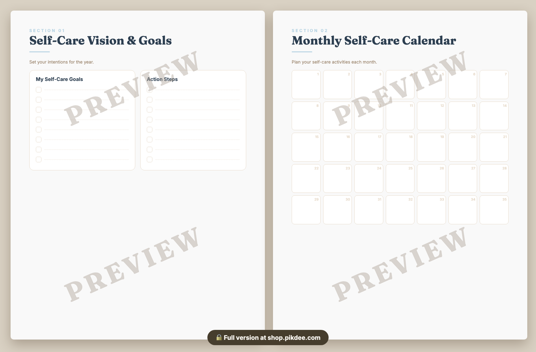 preview pages