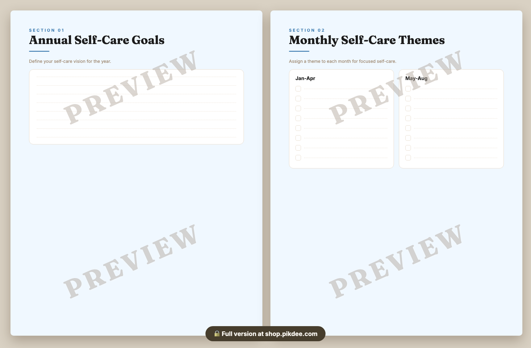 preview pages