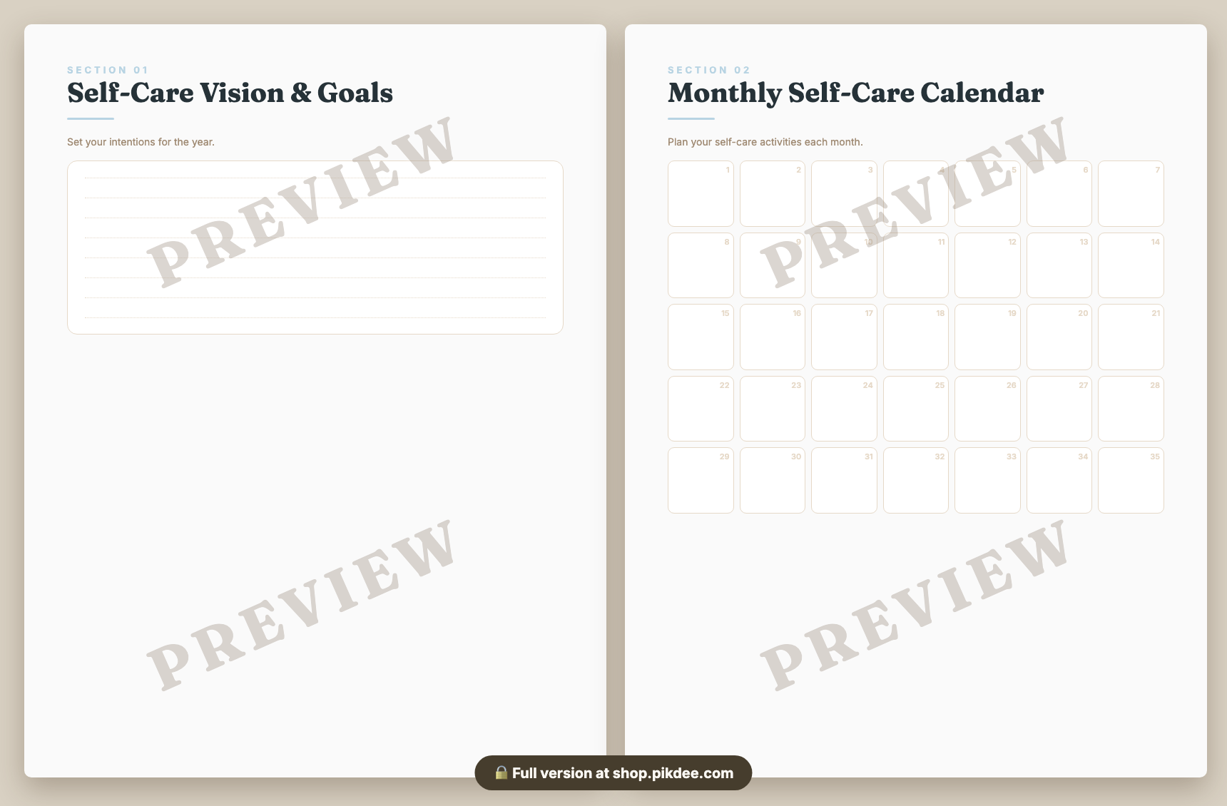 preview pages