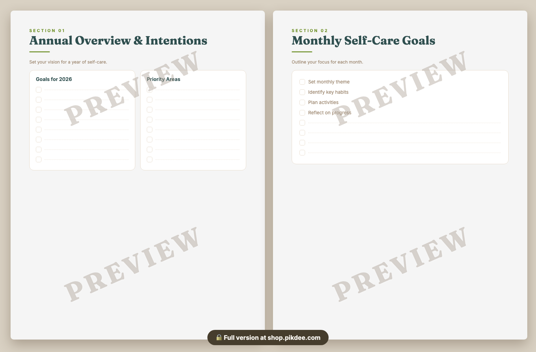 preview pages
