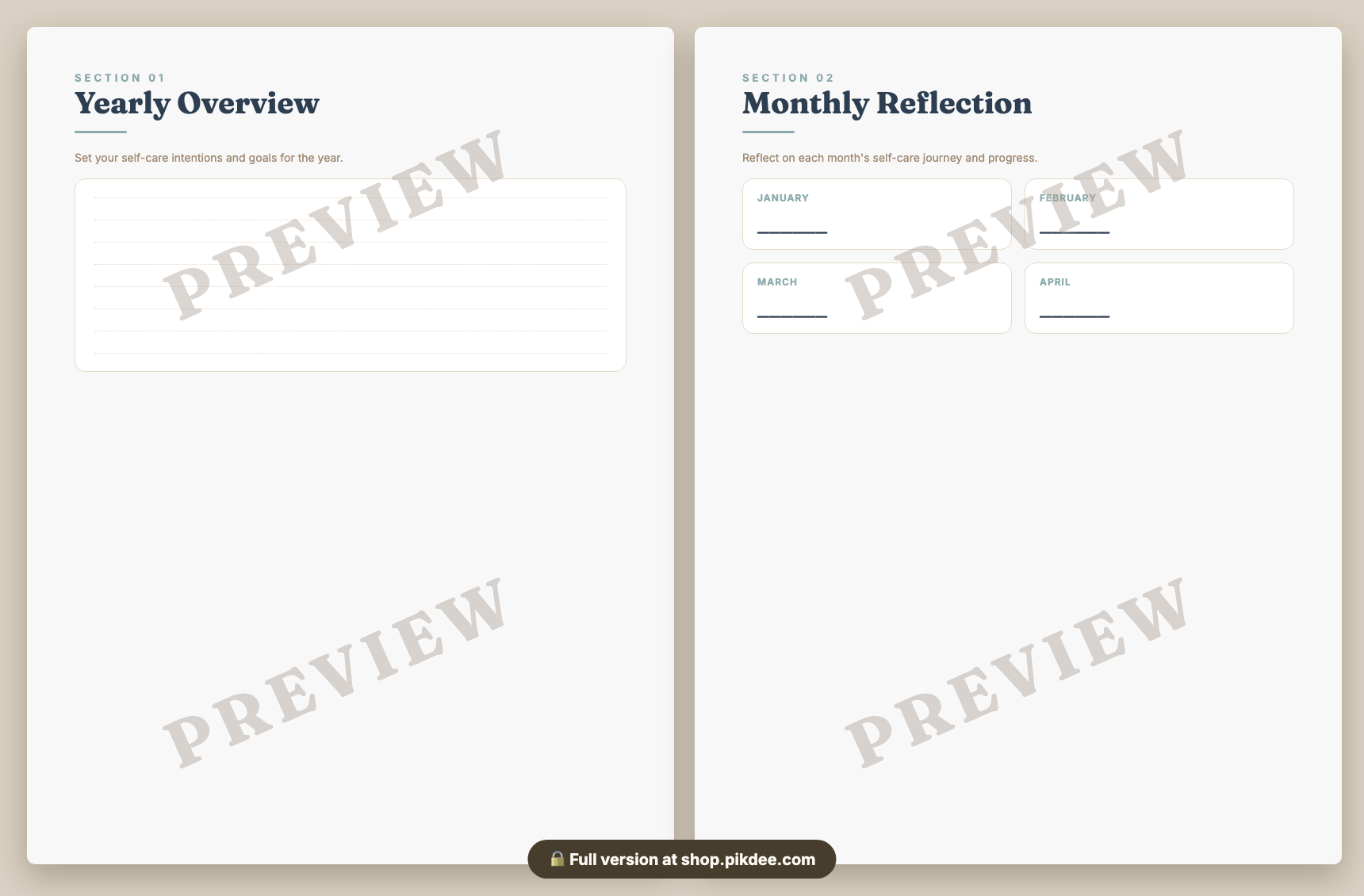 preview pages