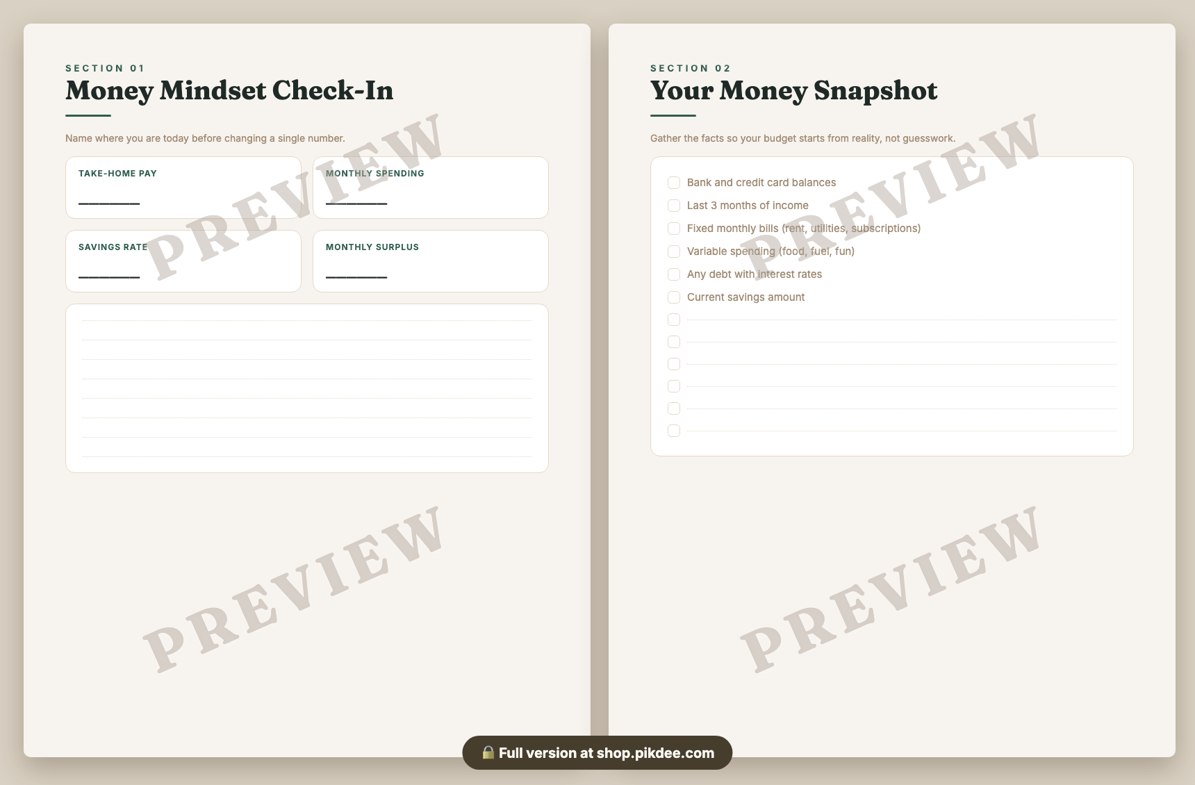 preview pages