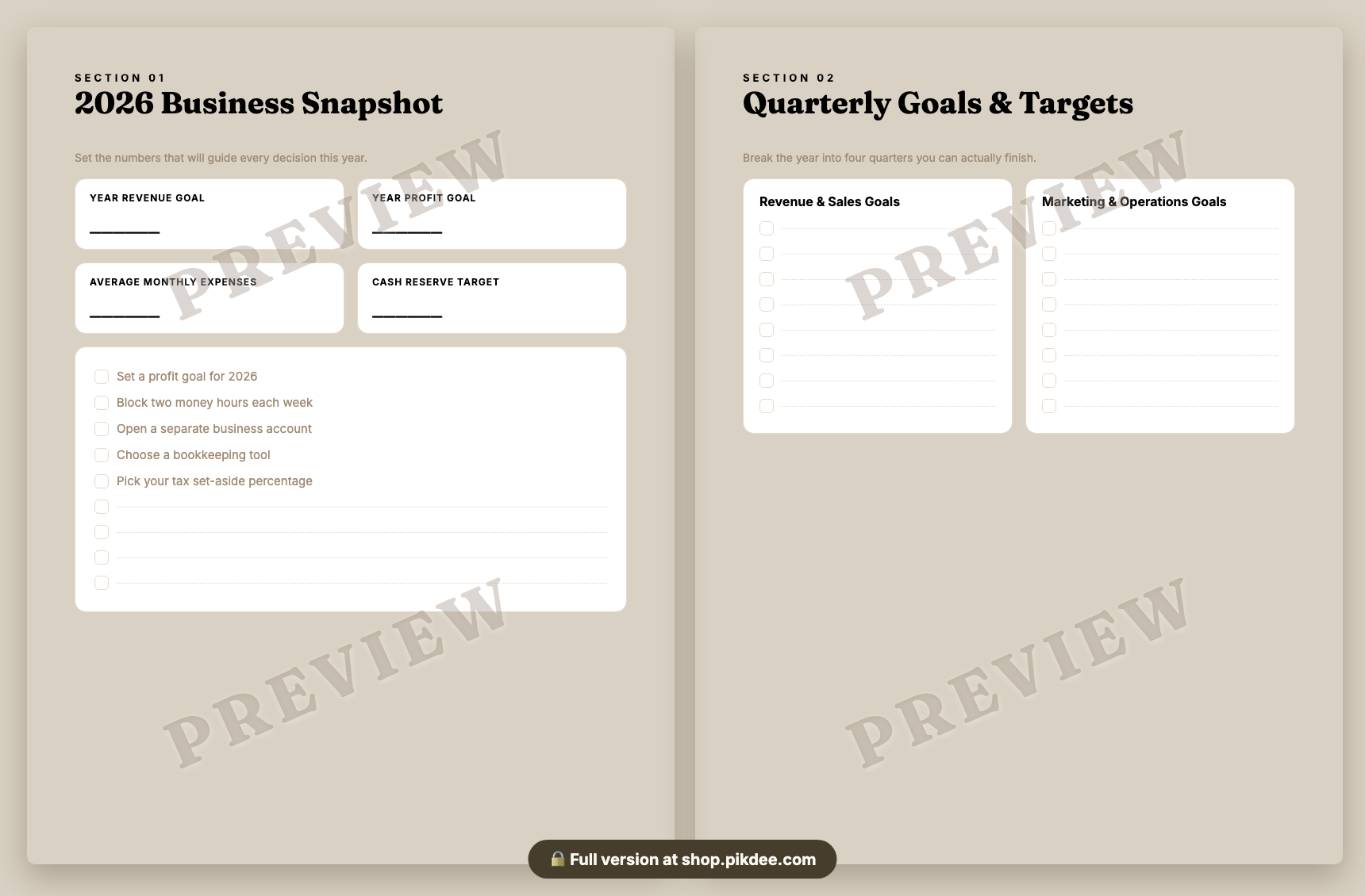 preview pages