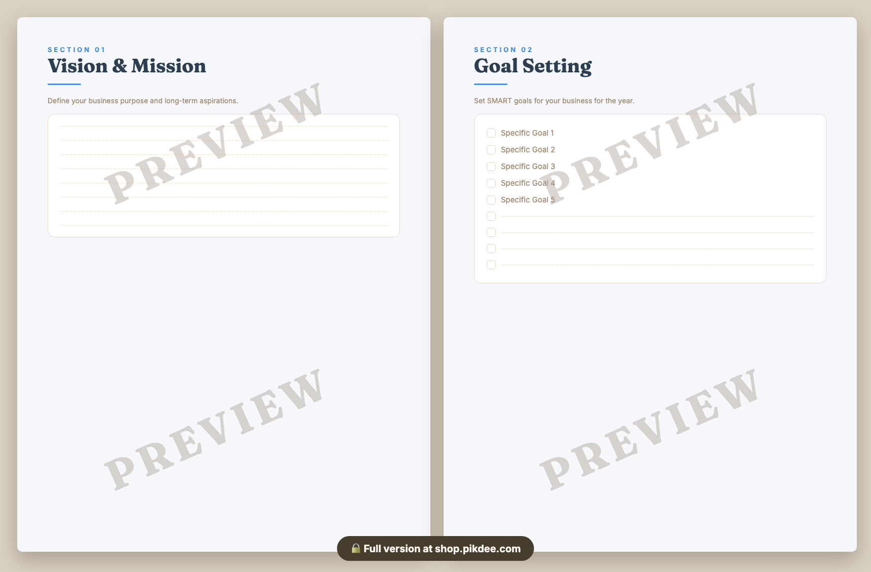 preview pages