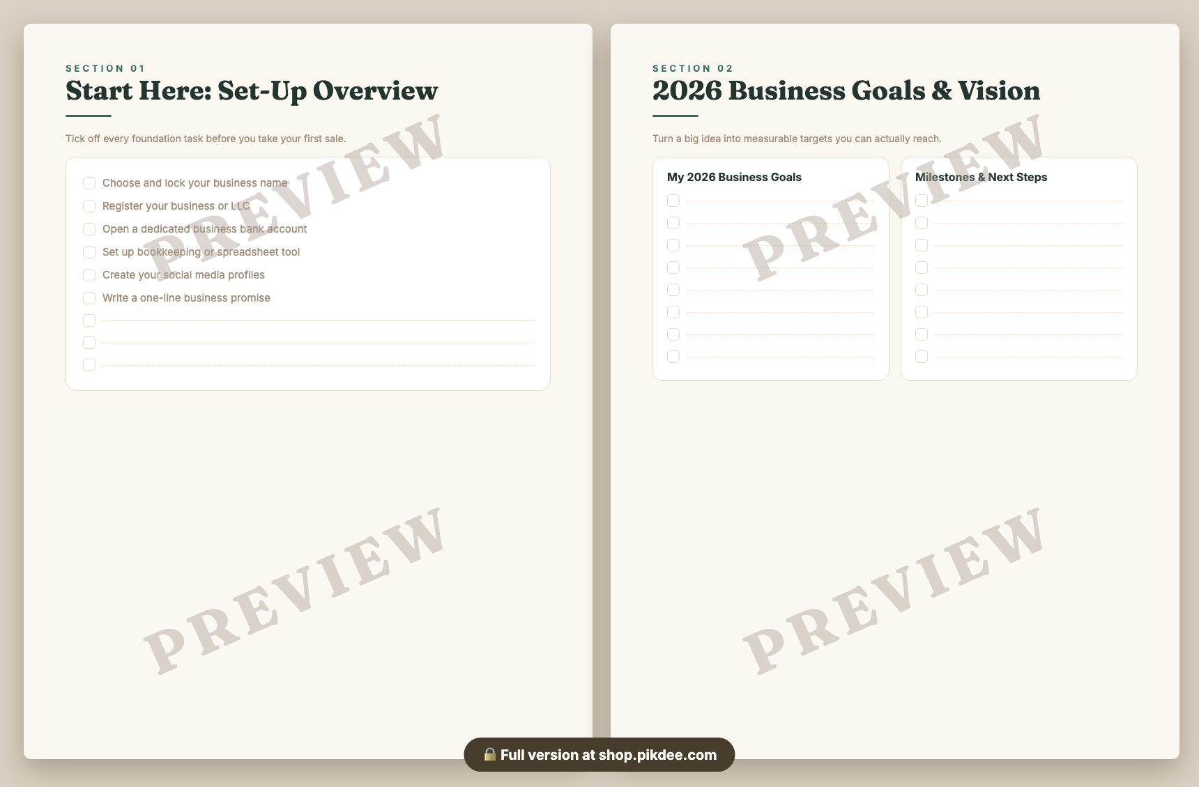 preview pages