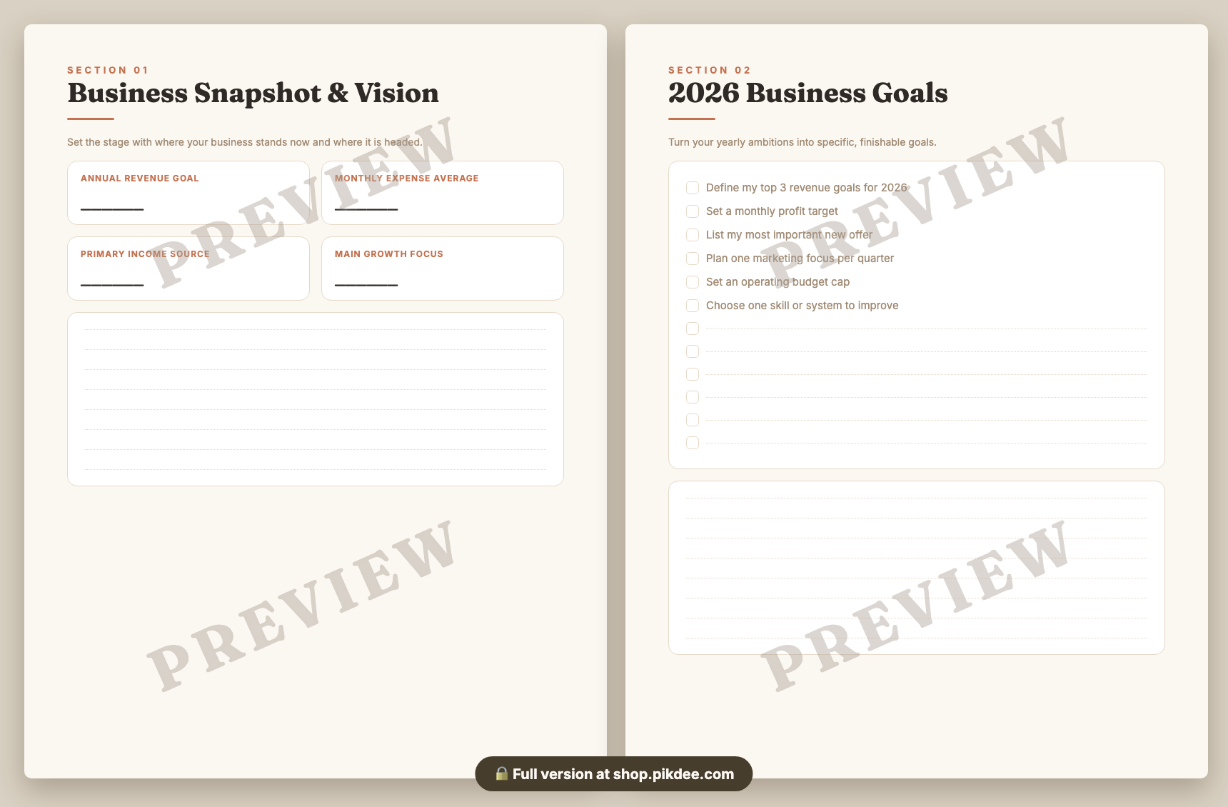 preview pages