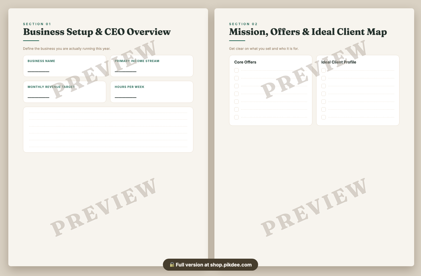 preview pages