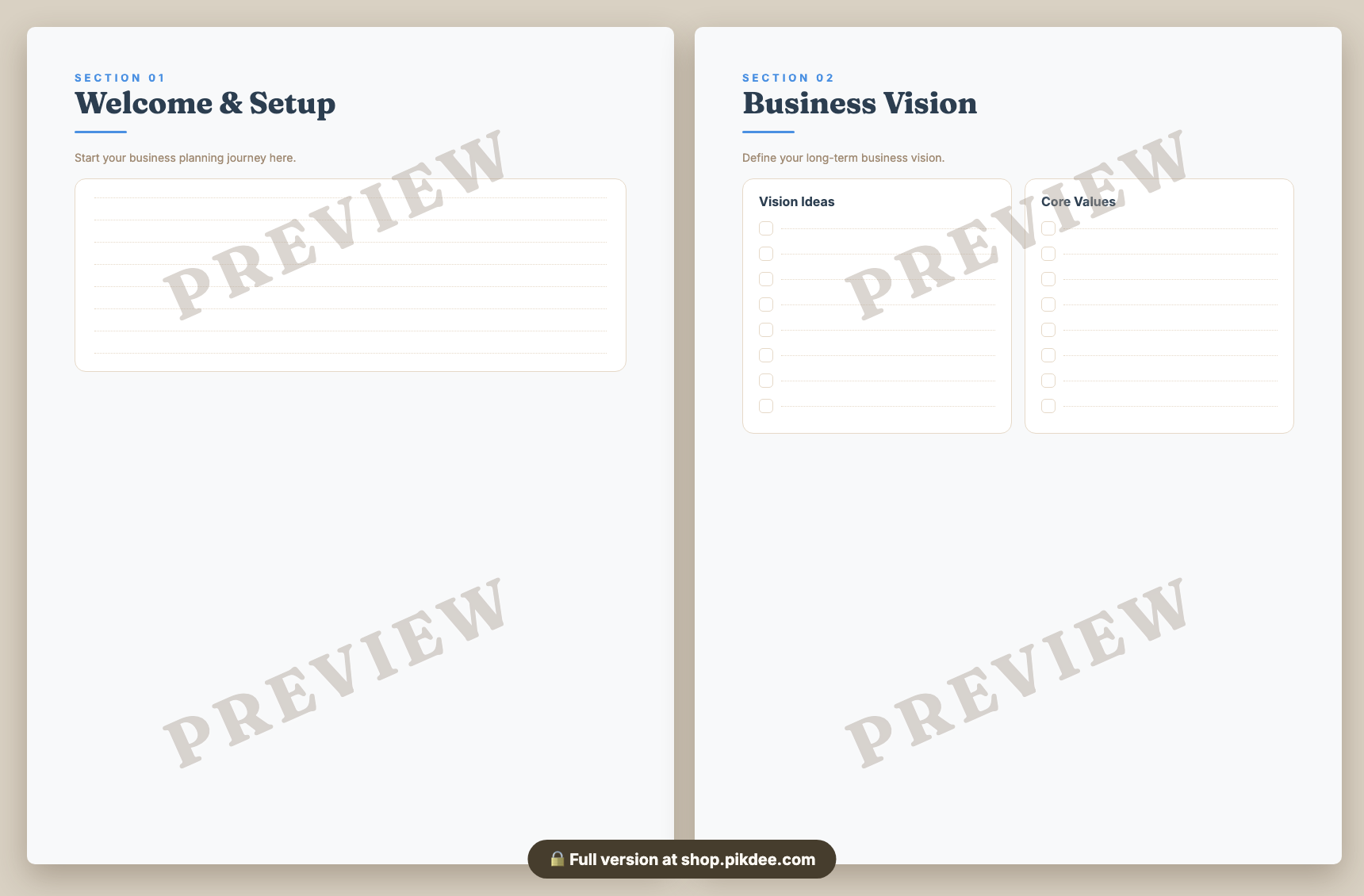 preview pages