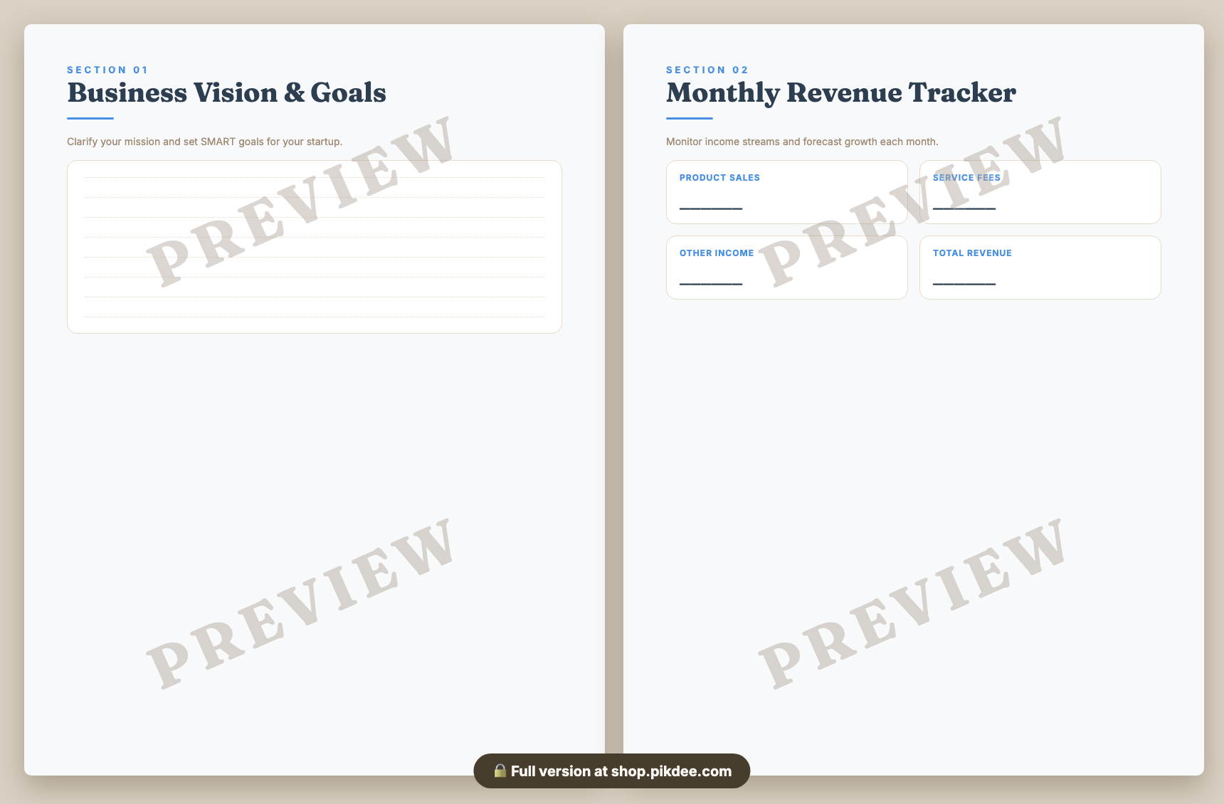 preview pages