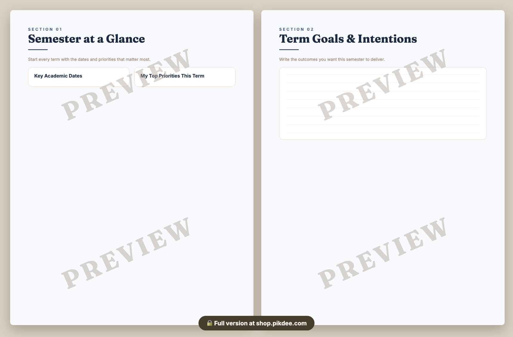 preview pages