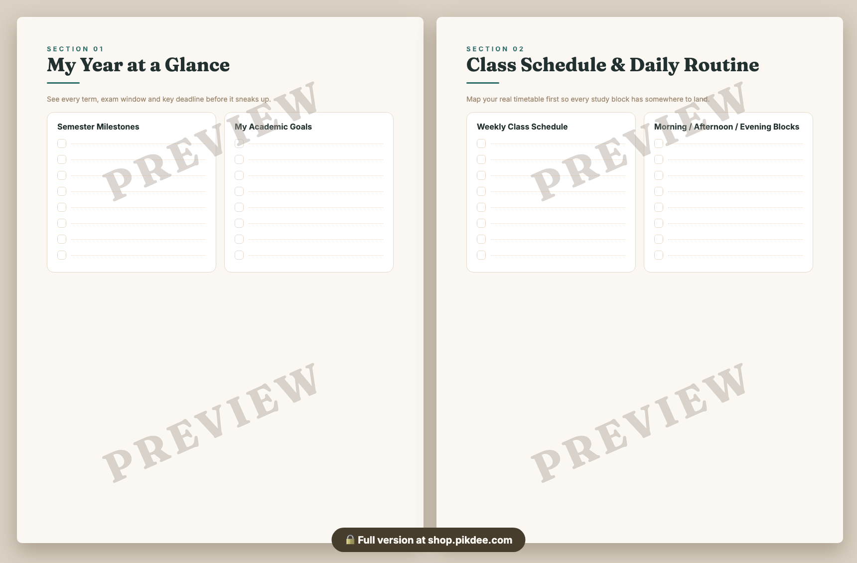 preview pages