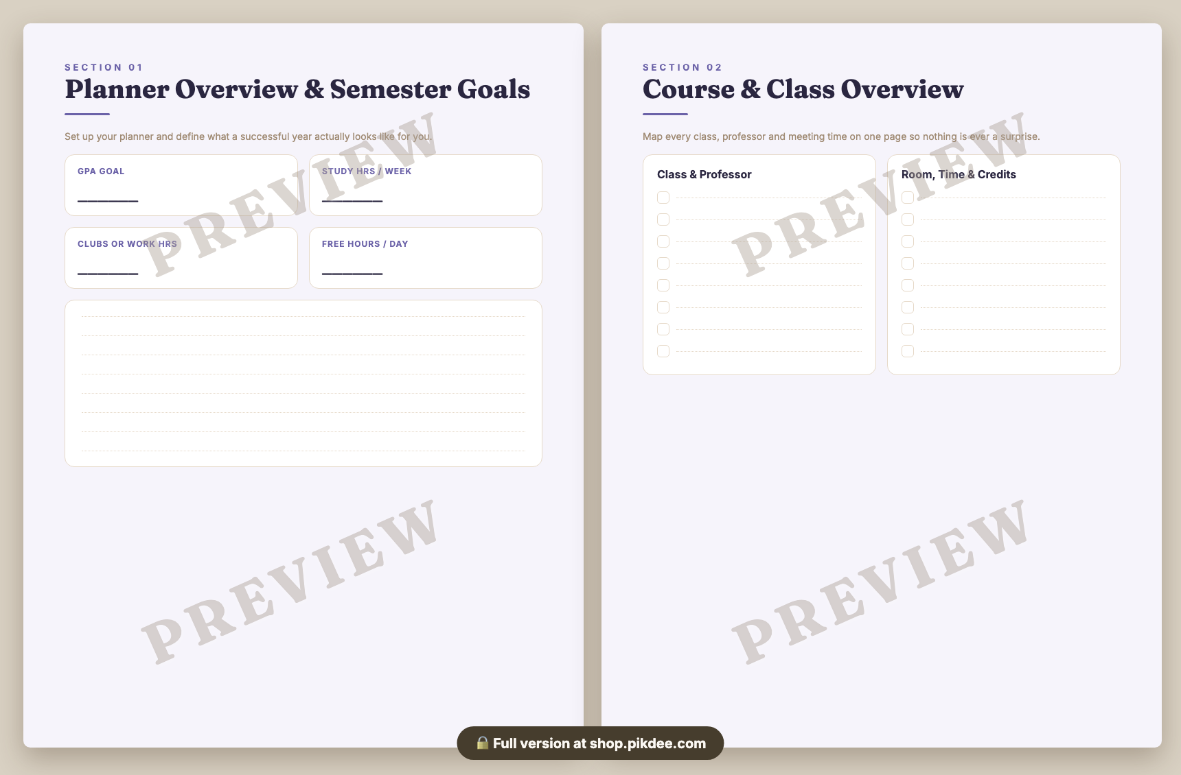 preview pages