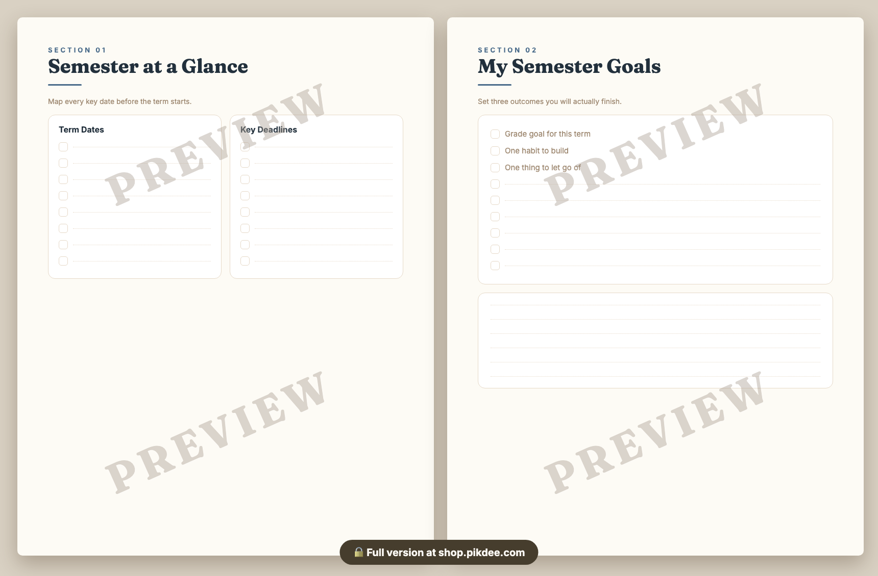 preview pages