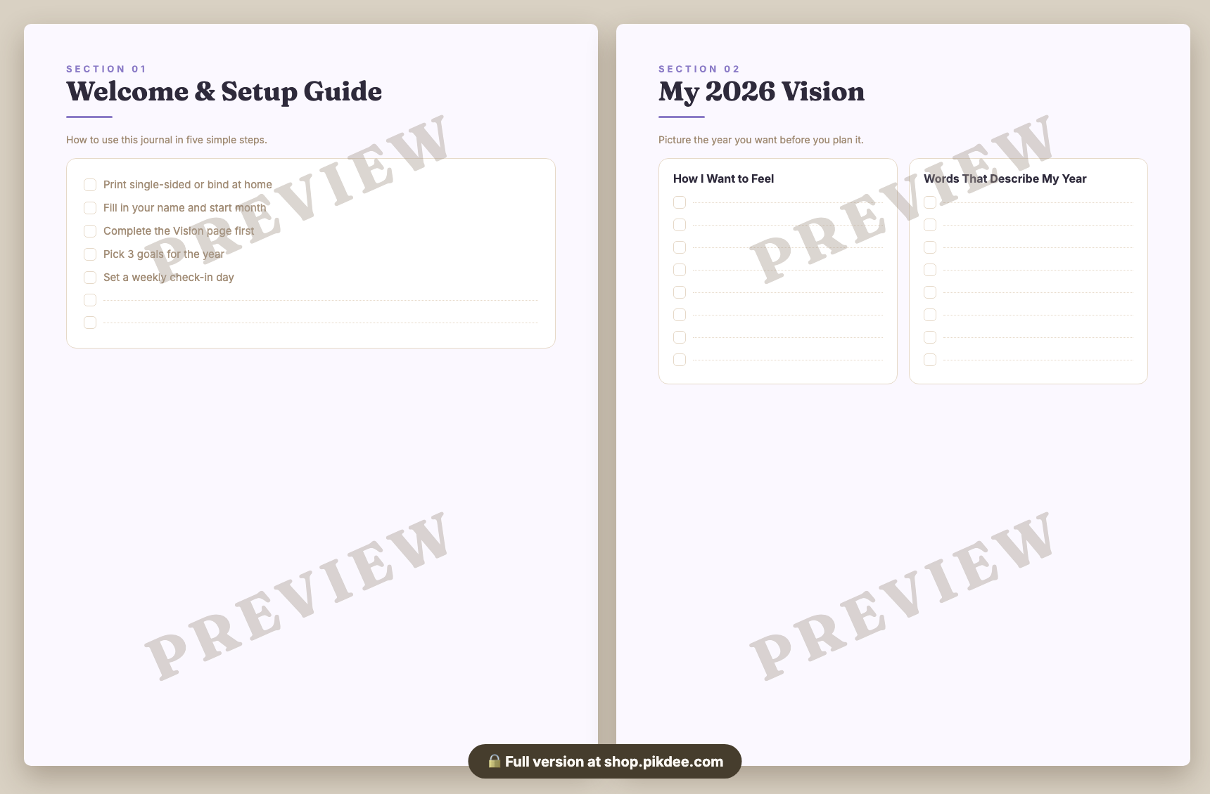 preview pages
