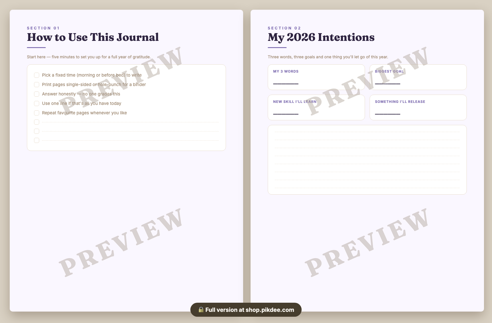 preview pages