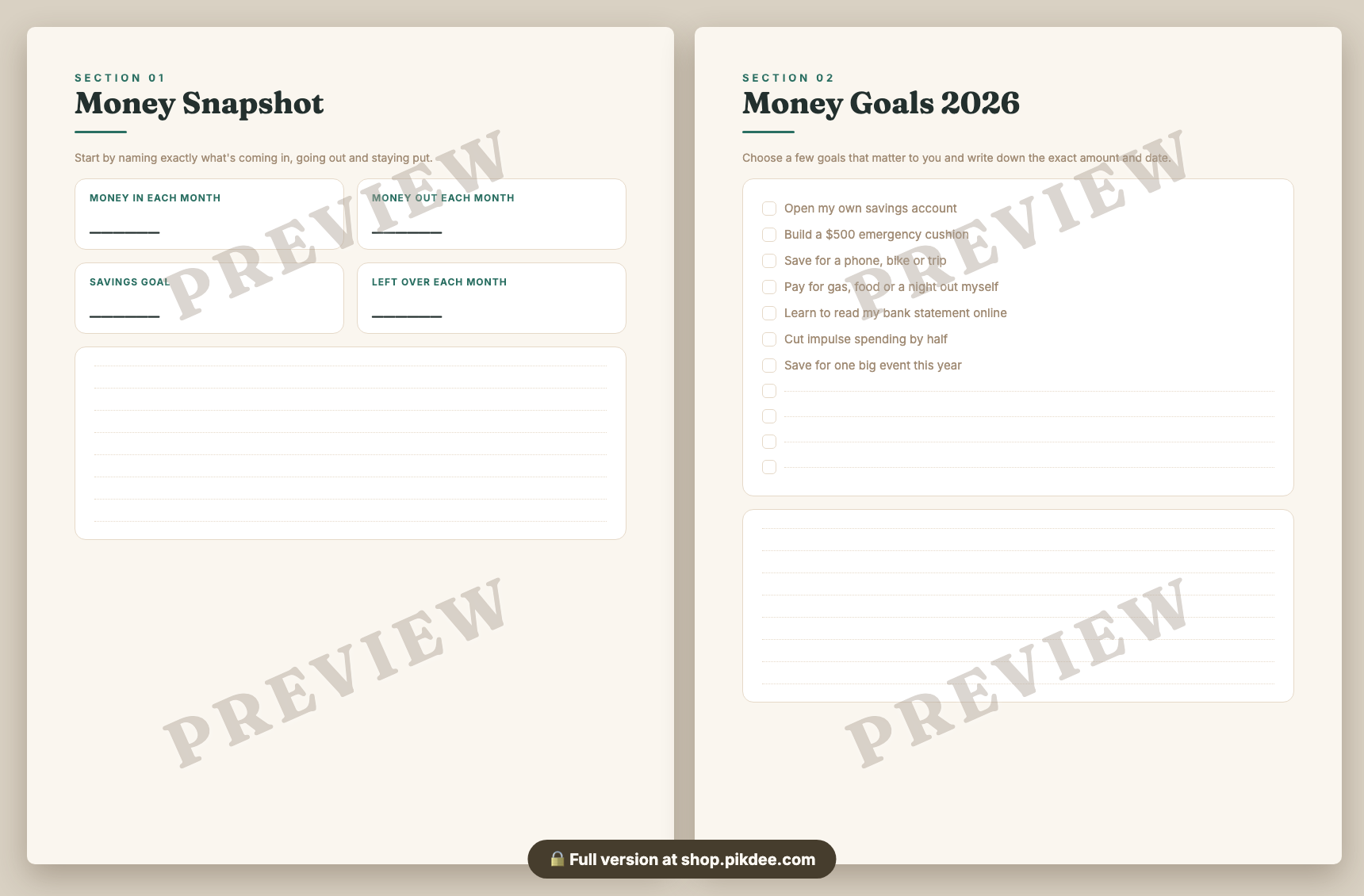 preview pages