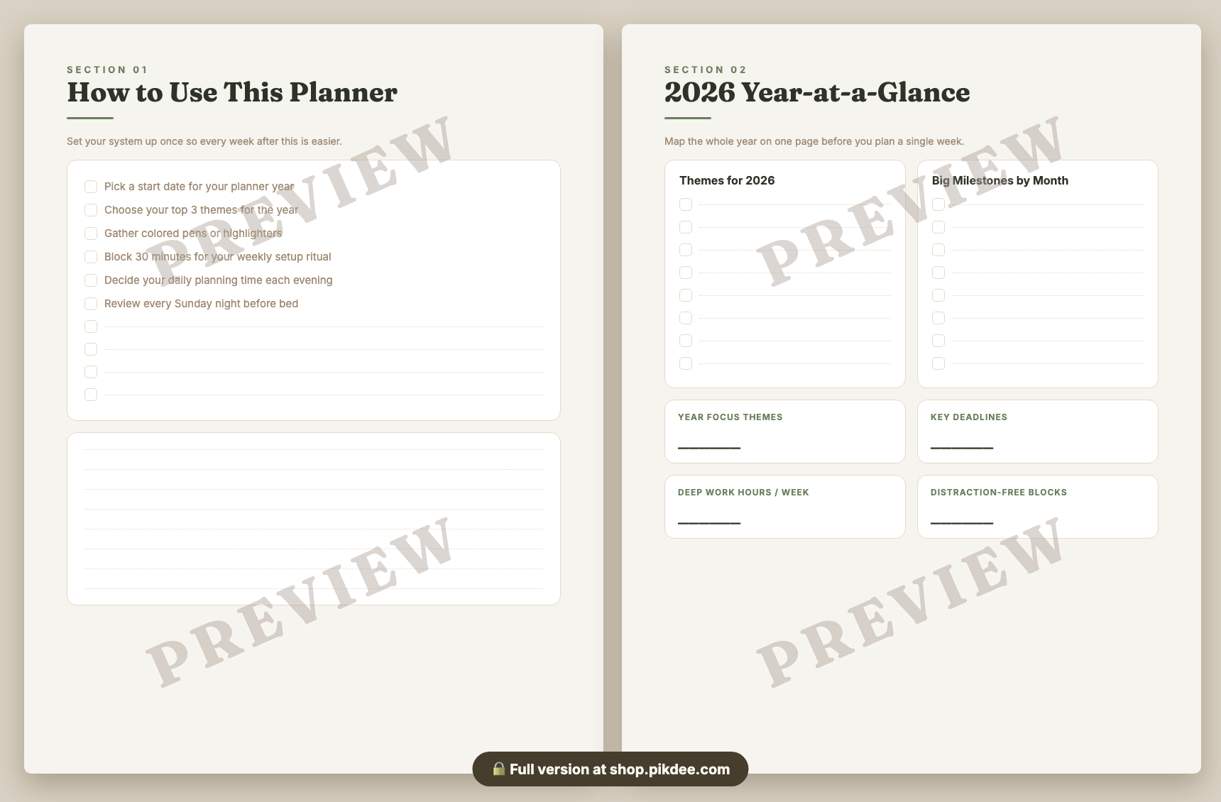 preview pages