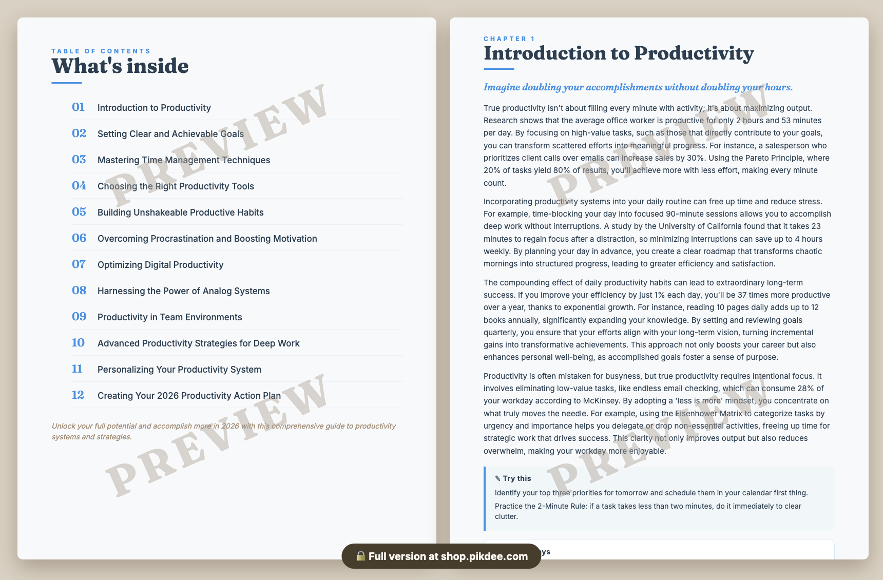 preview pages