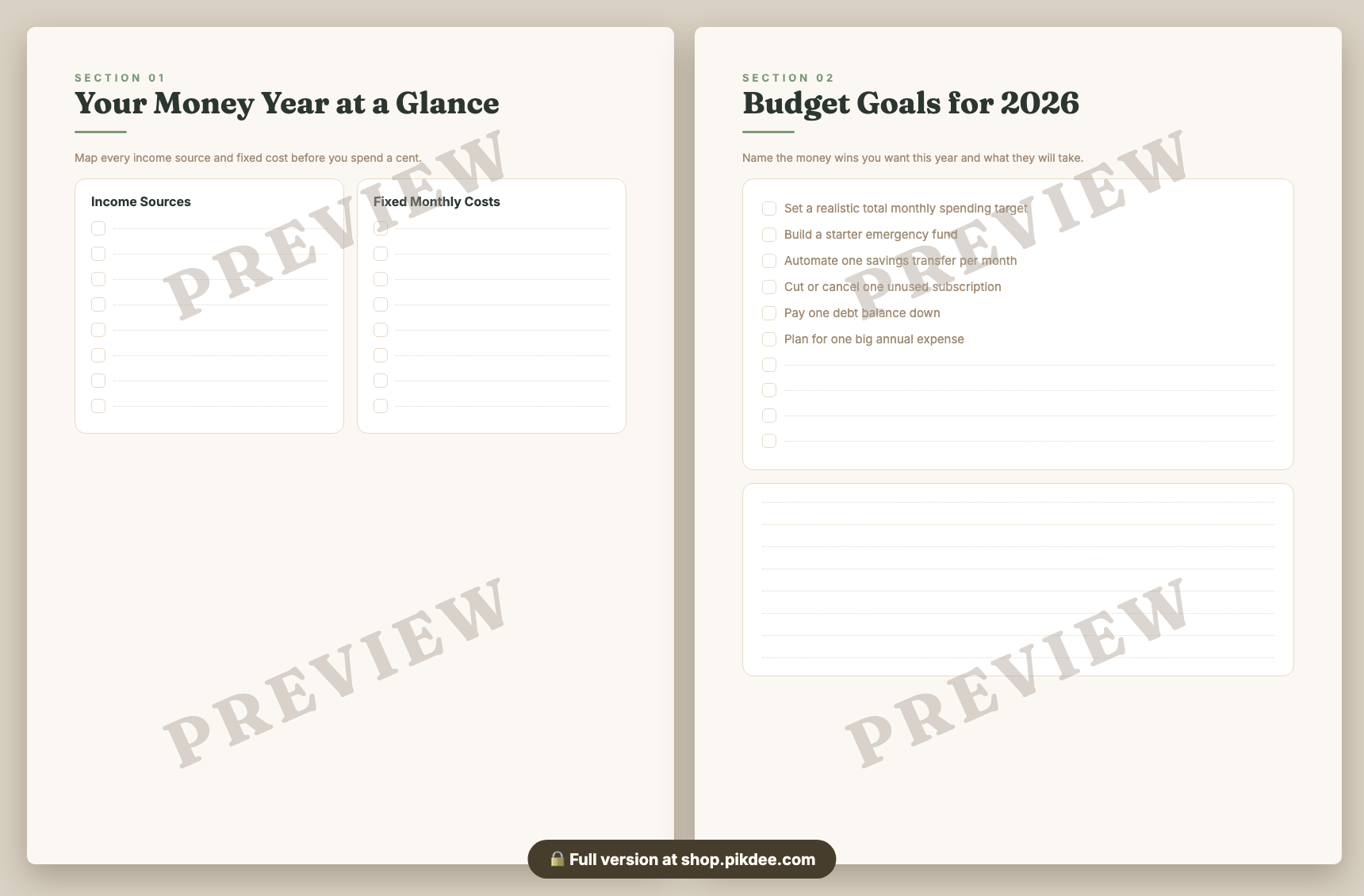 preview pages