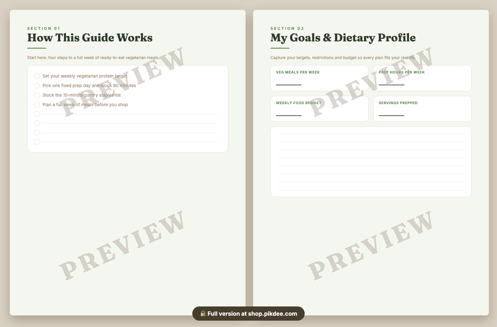 preview pages