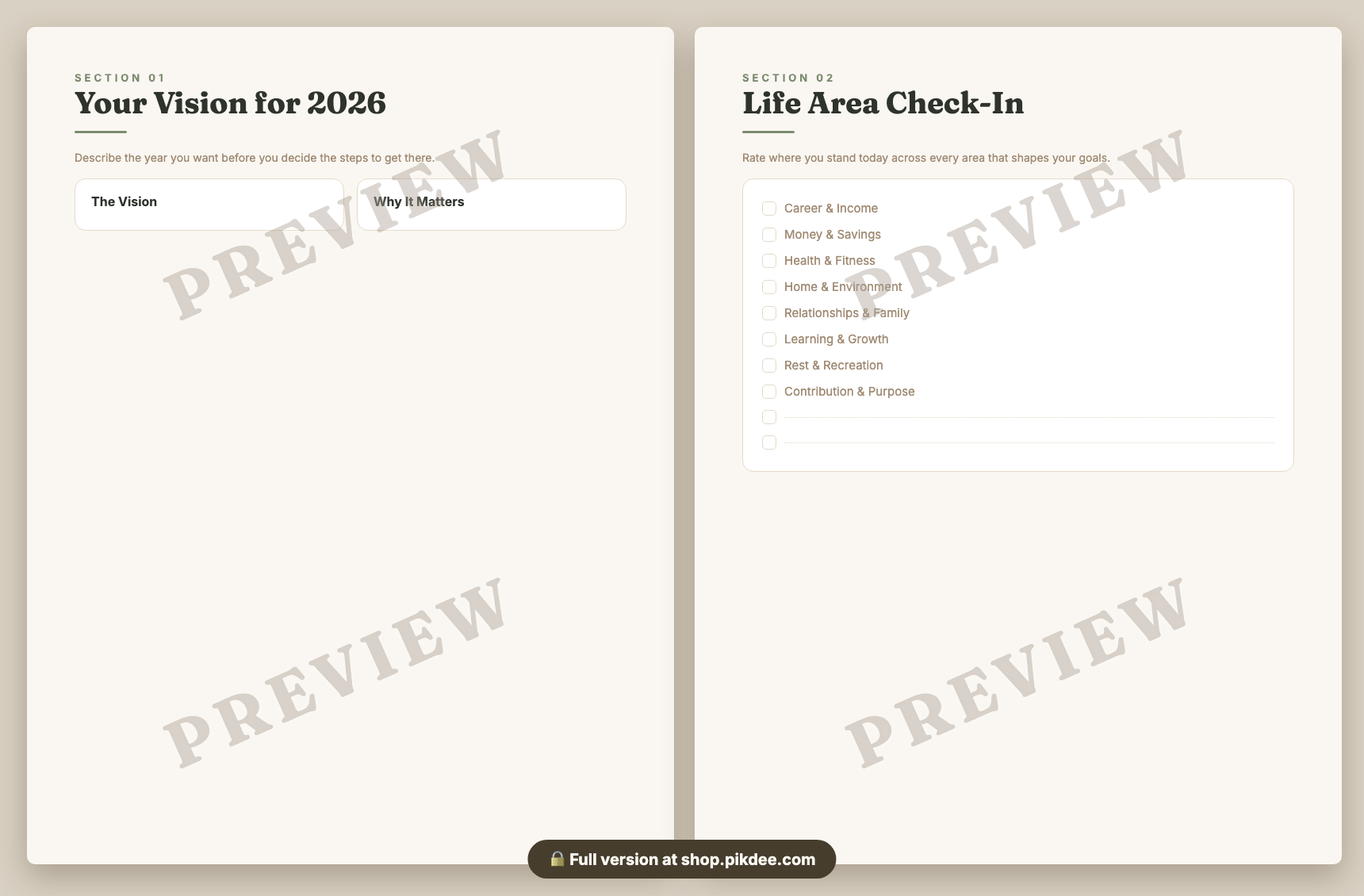 preview pages