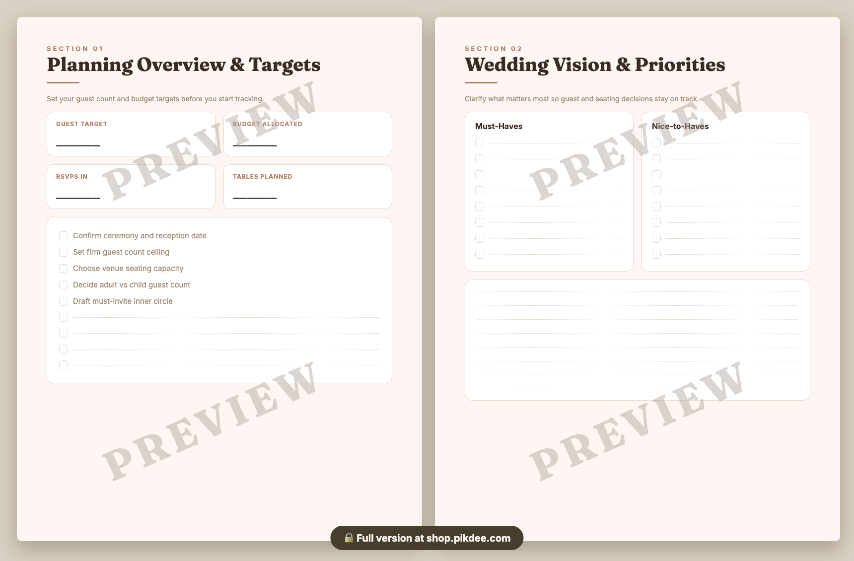 preview pages