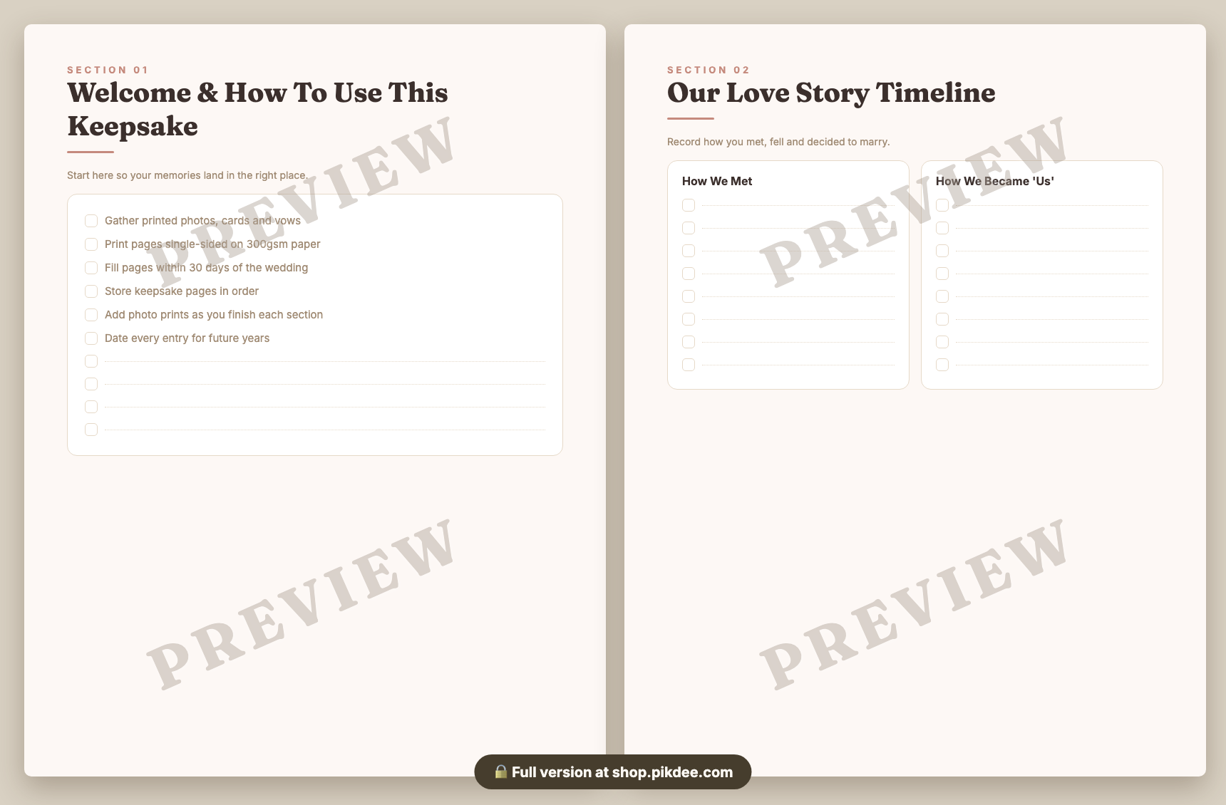 preview pages