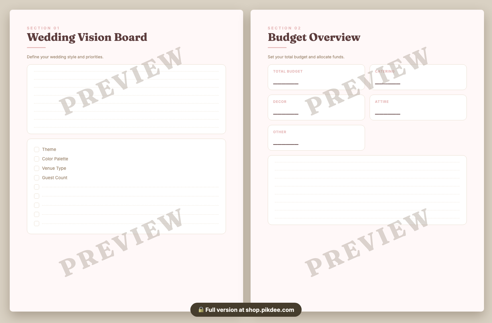 preview pages