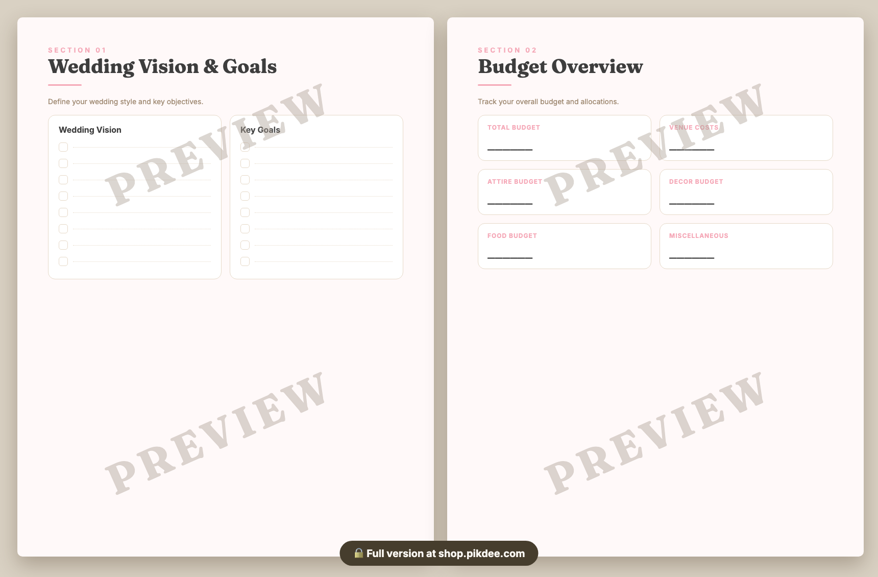 preview pages