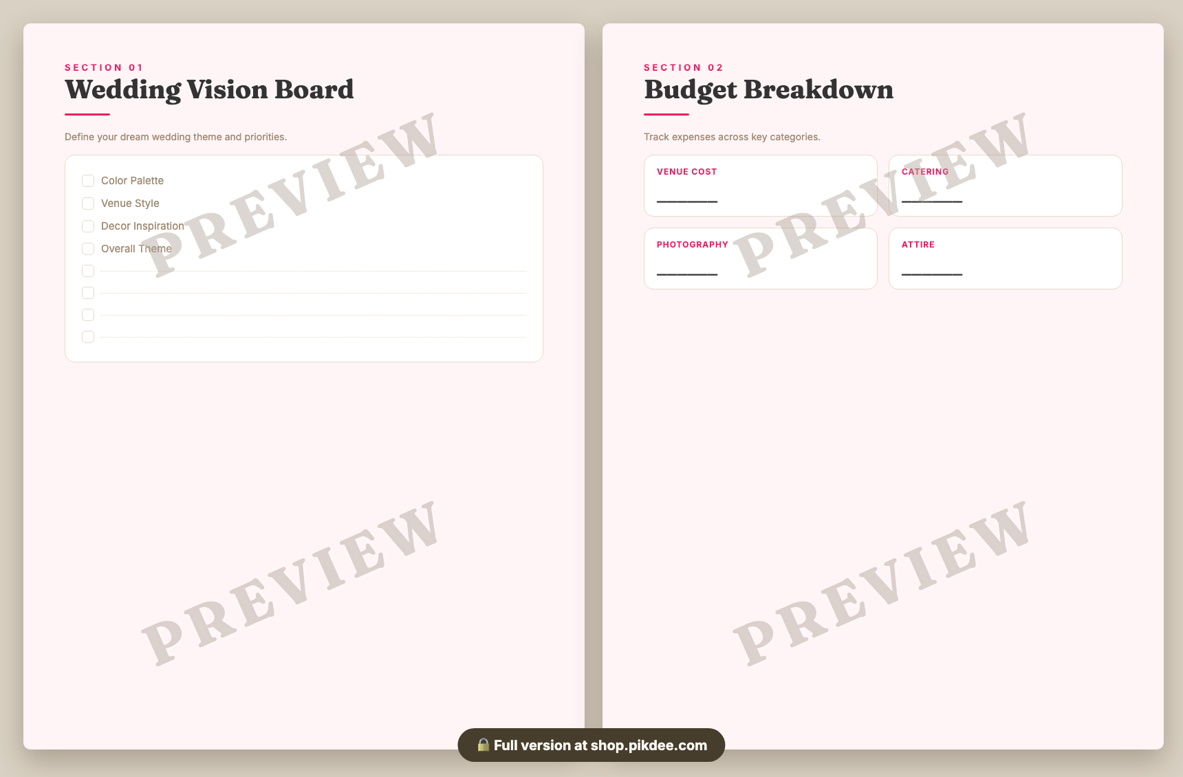 preview pages