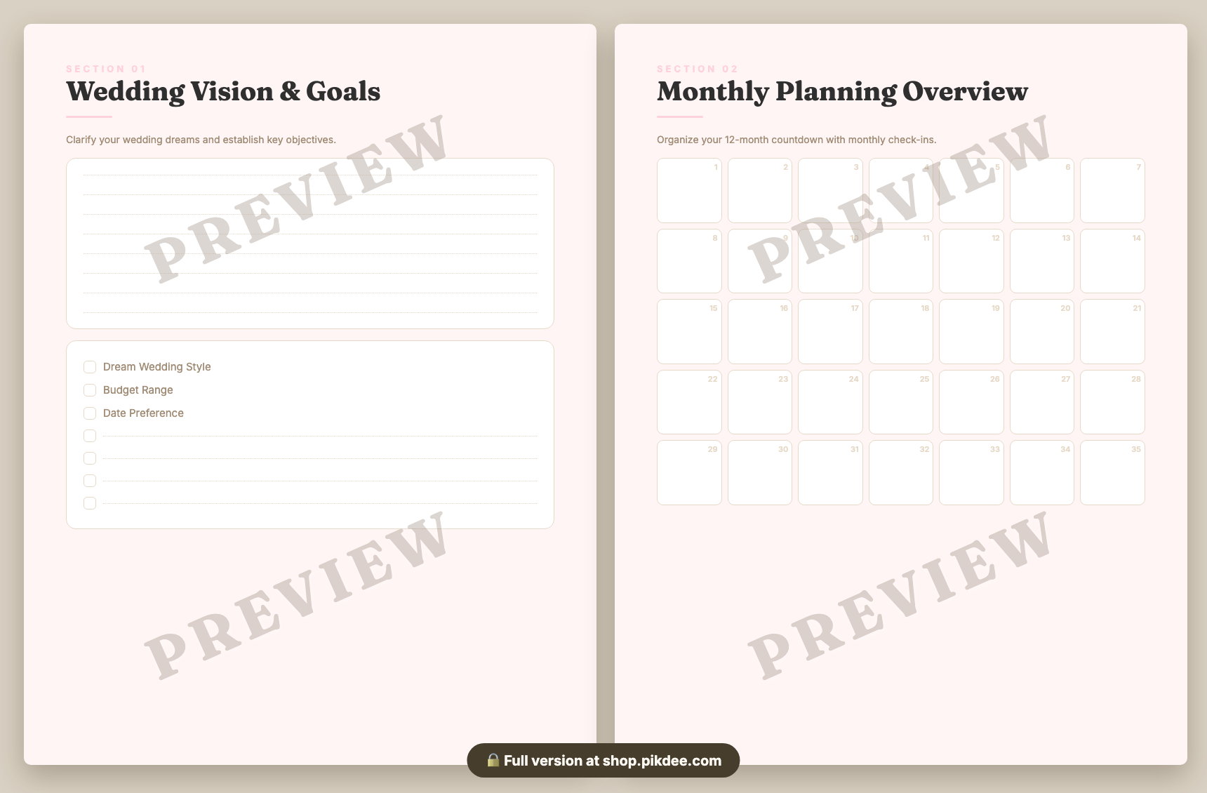 preview pages