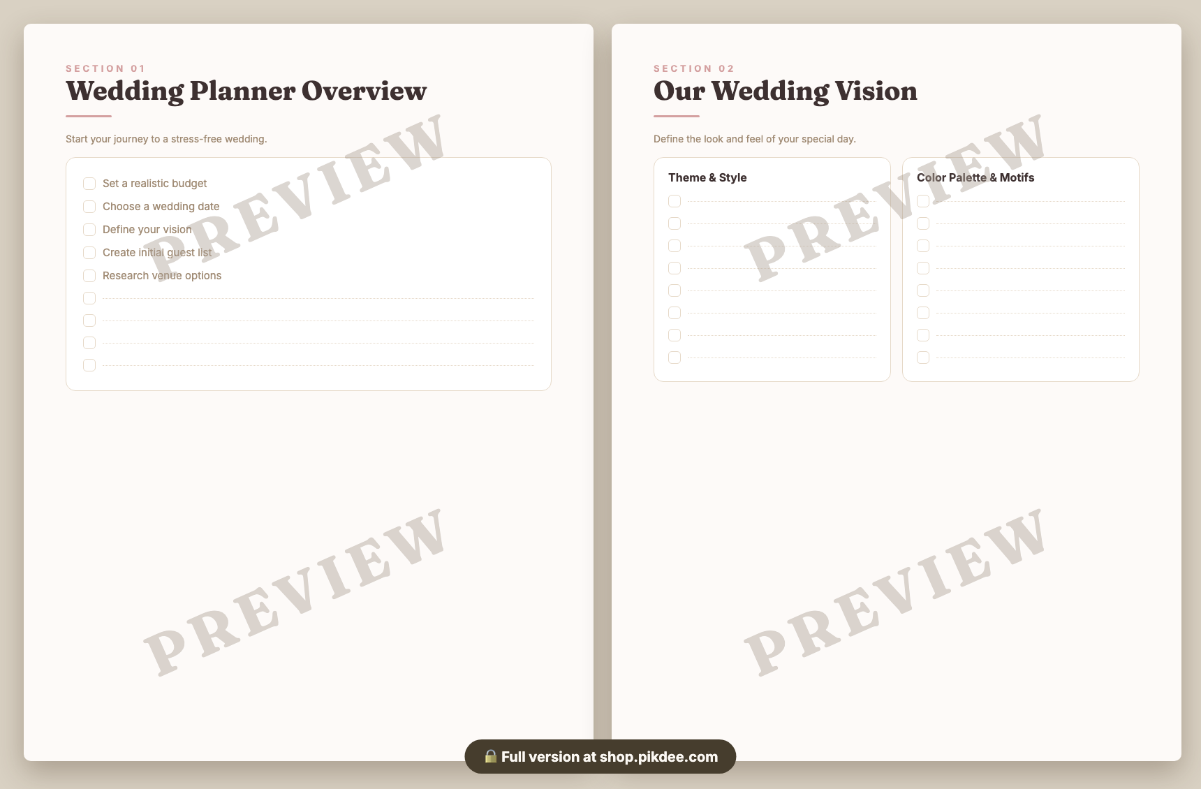 preview pages