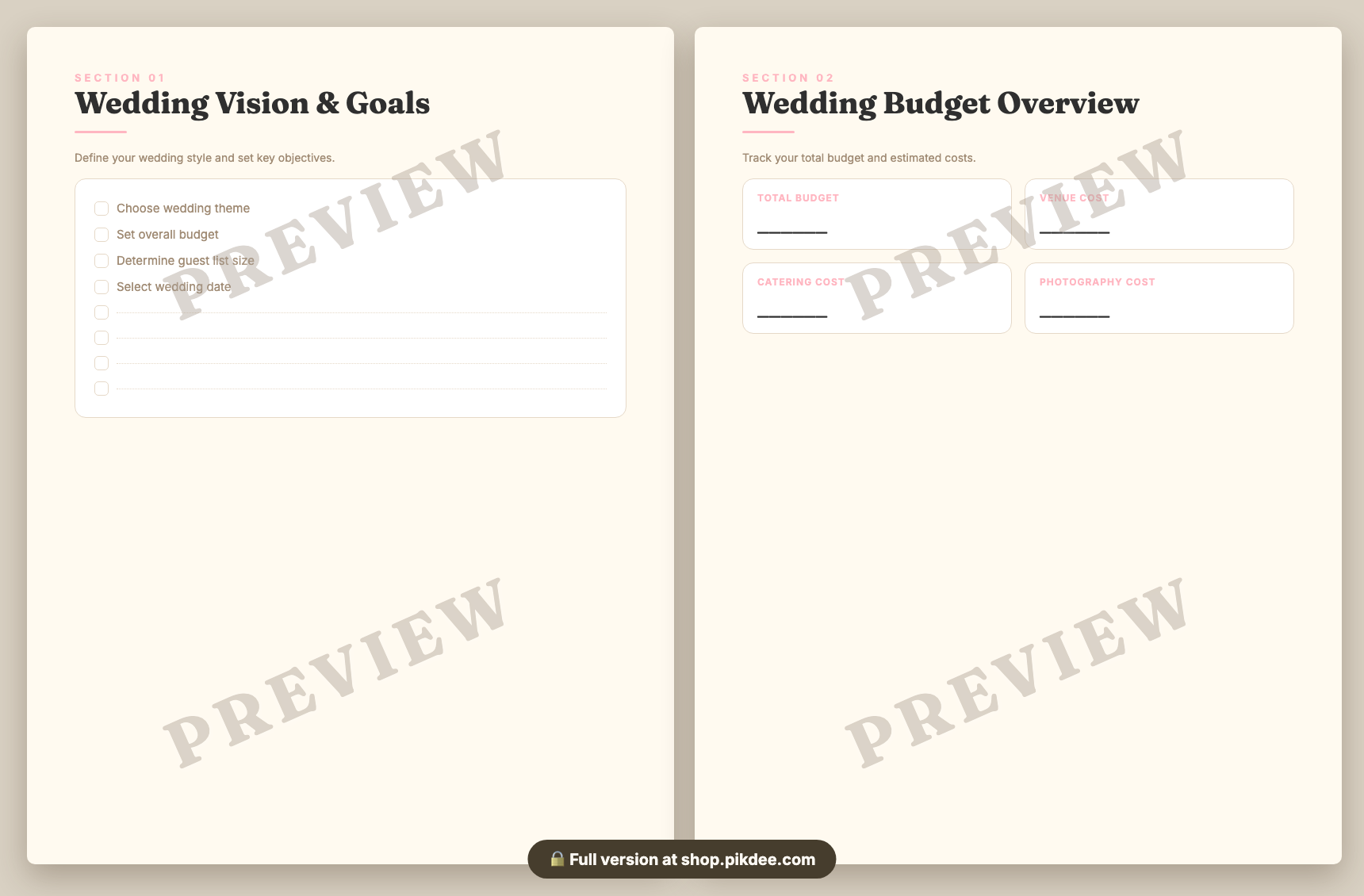 preview pages