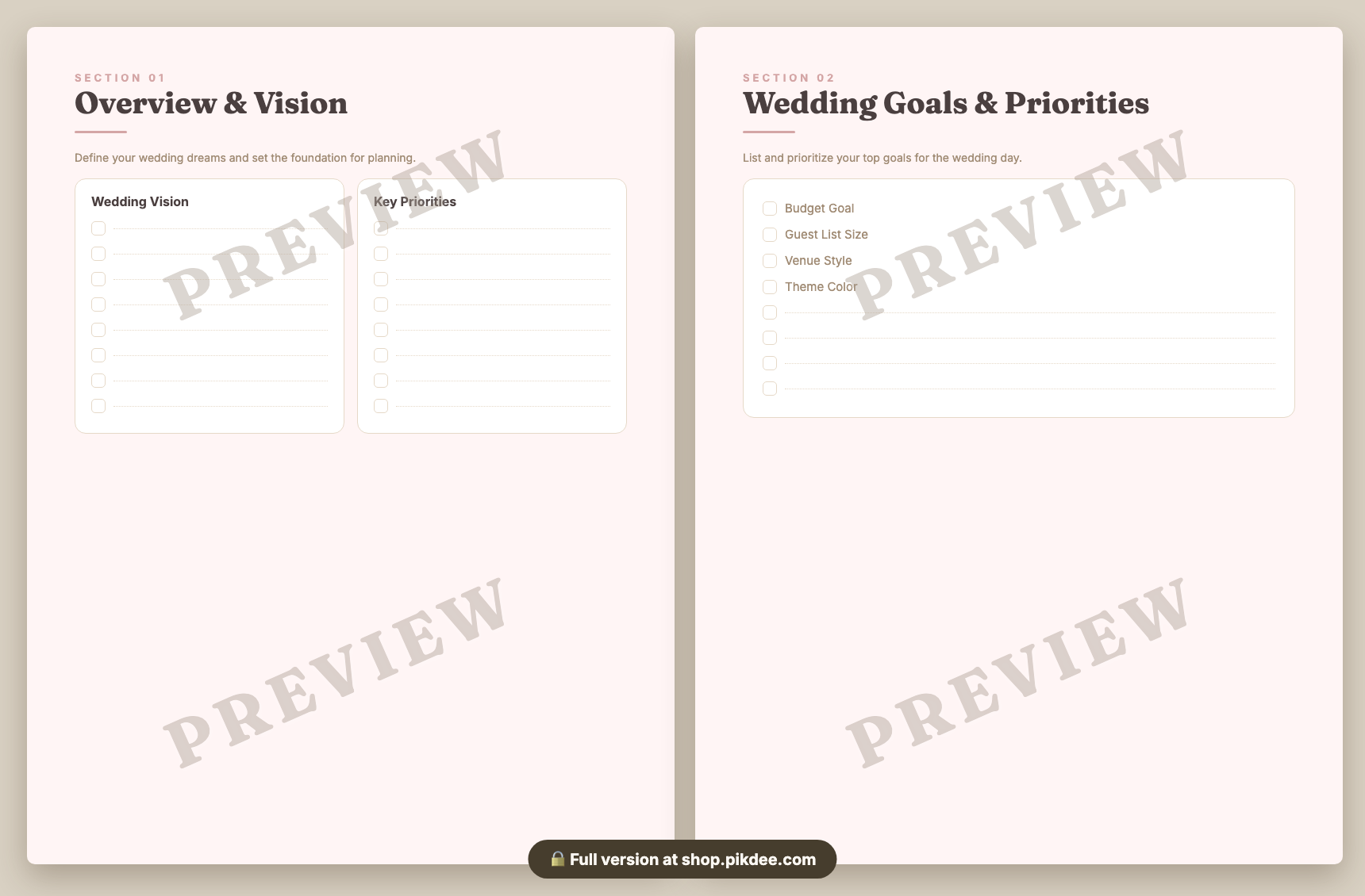 preview pages