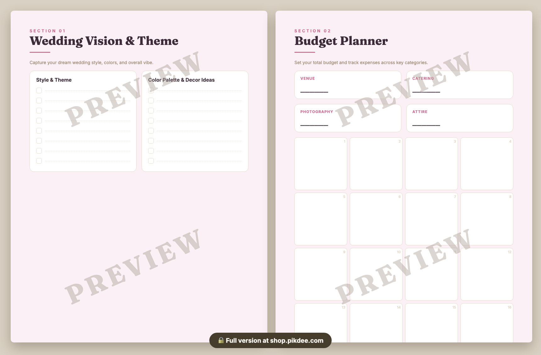 preview pages