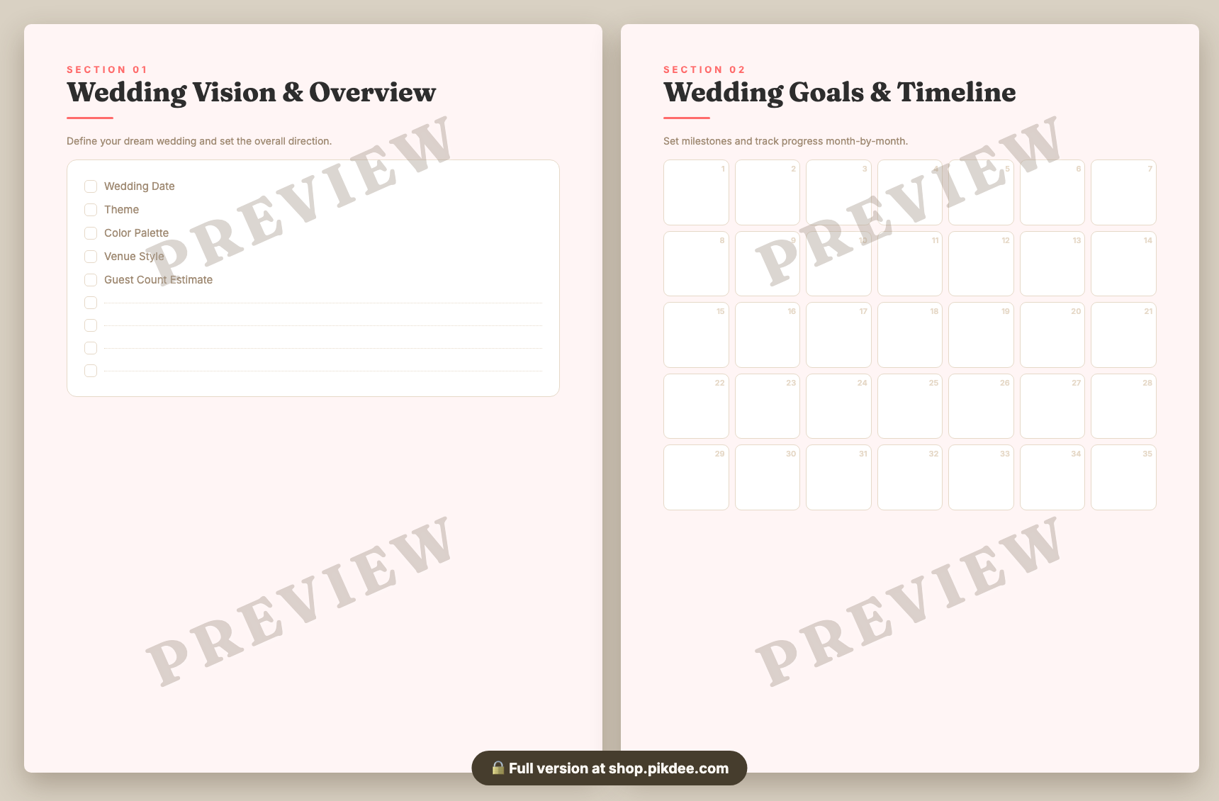preview pages