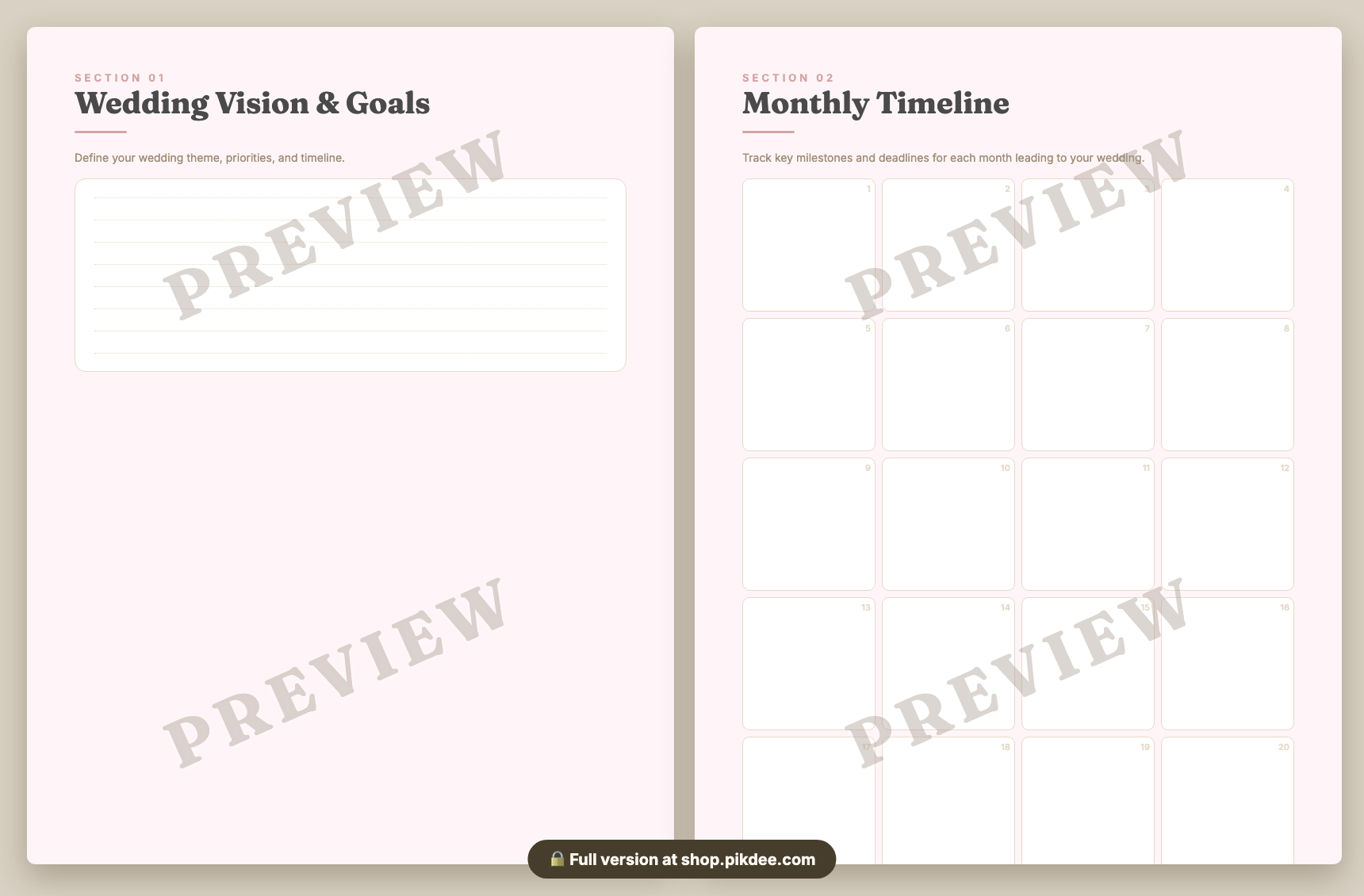 preview pages