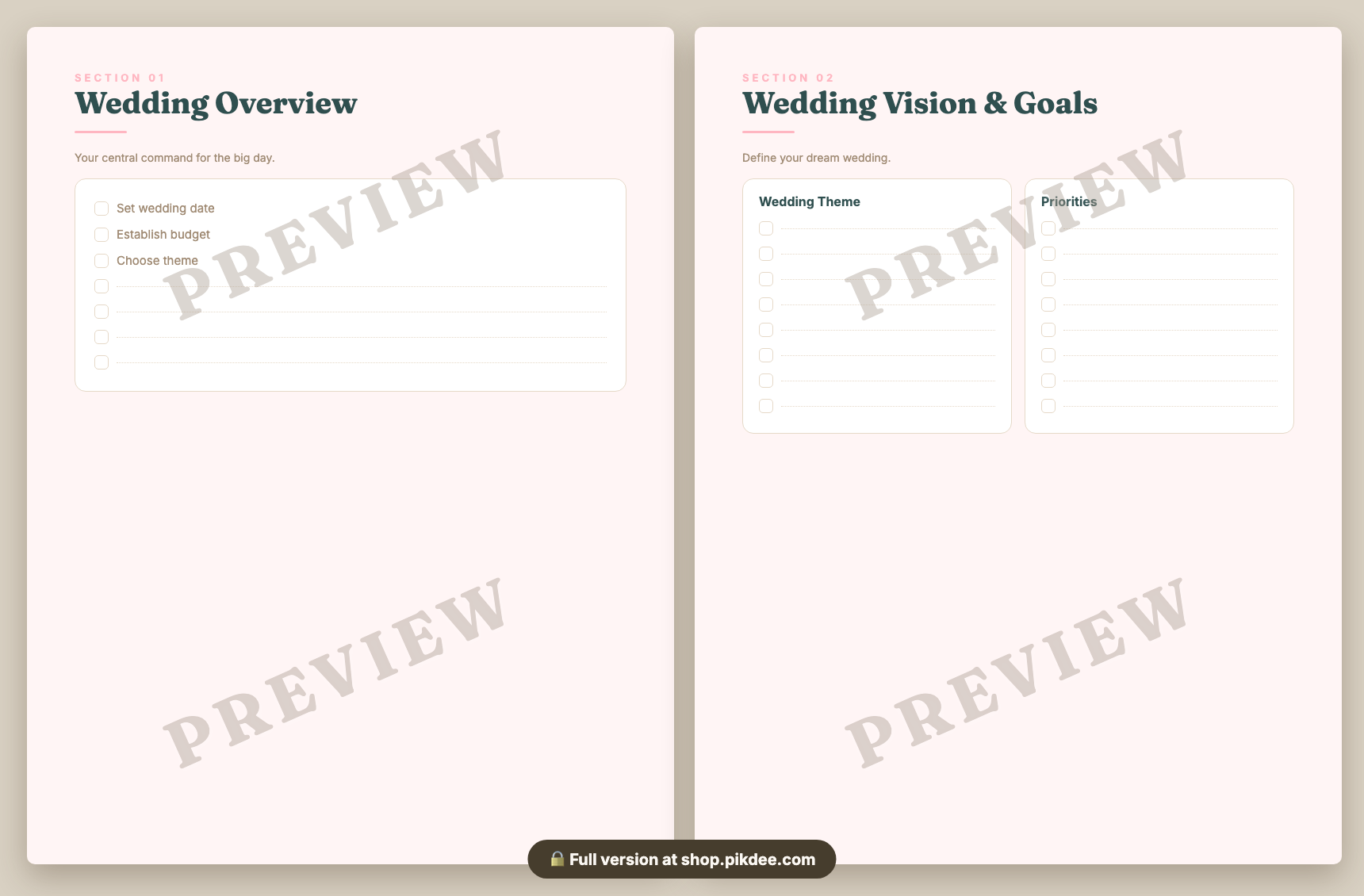 preview pages