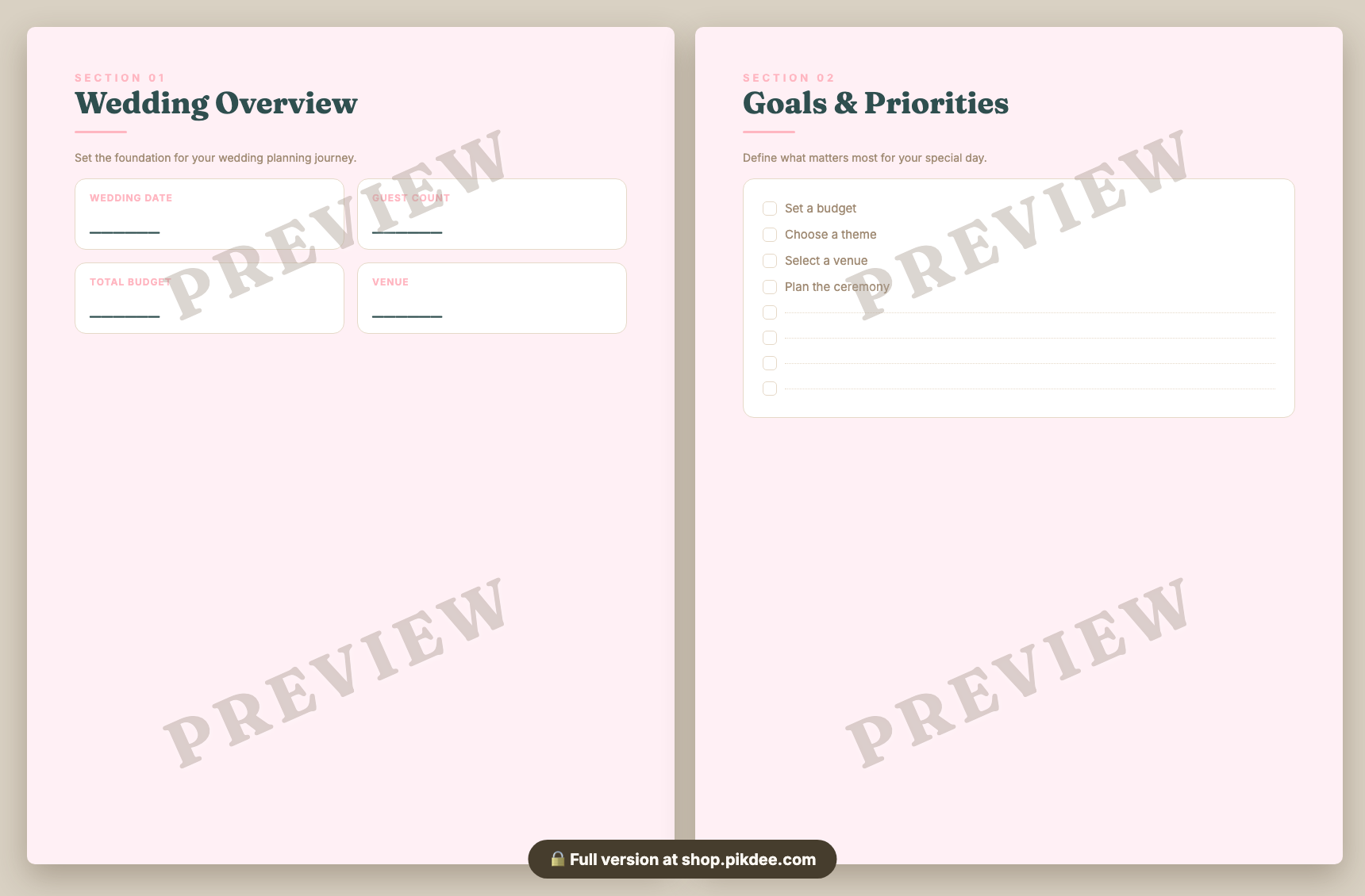preview pages